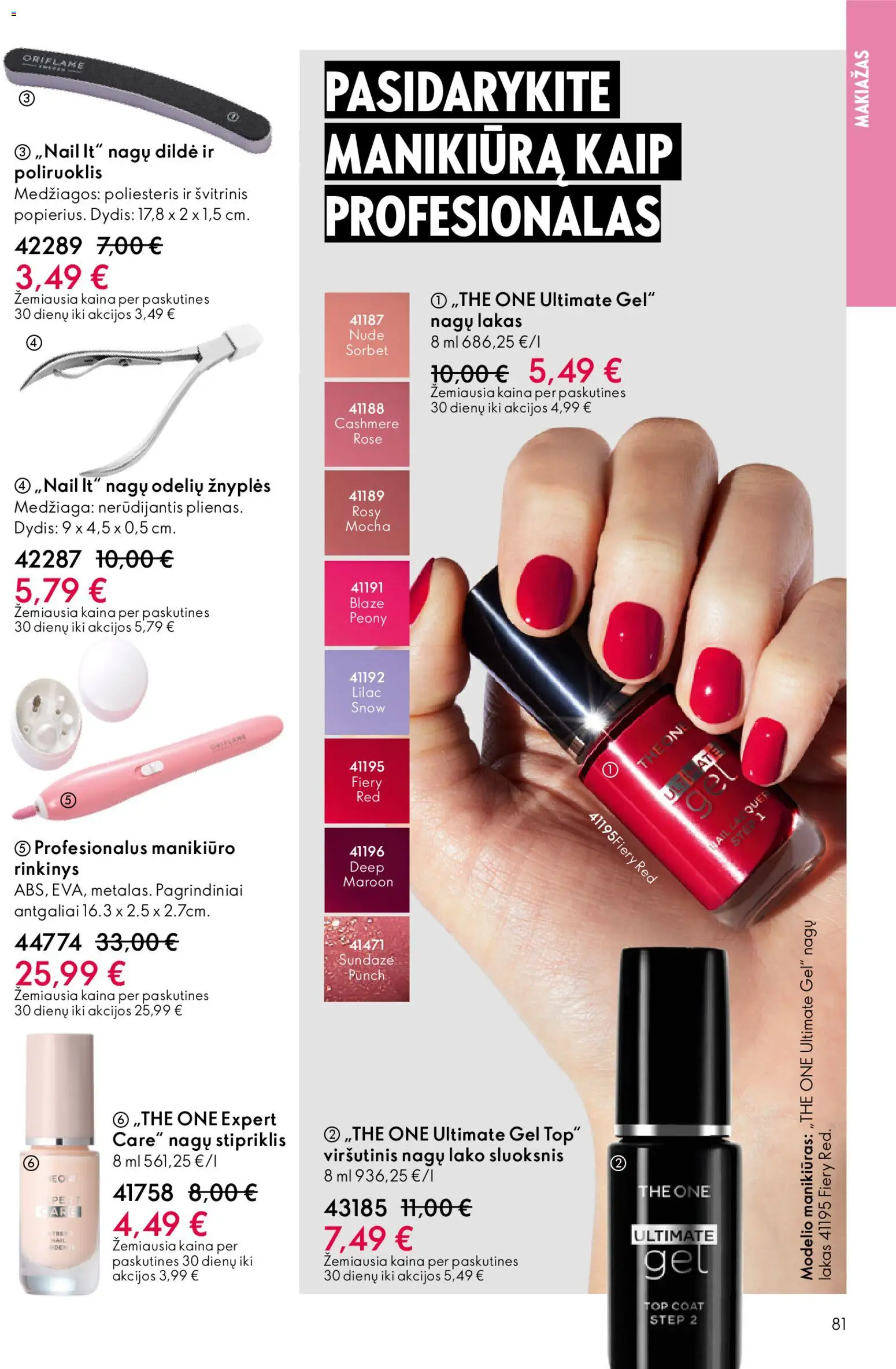 Oriflame akcijos nuo 19.11.2025 | Puslapis: 81 | Prekių: Makiažas