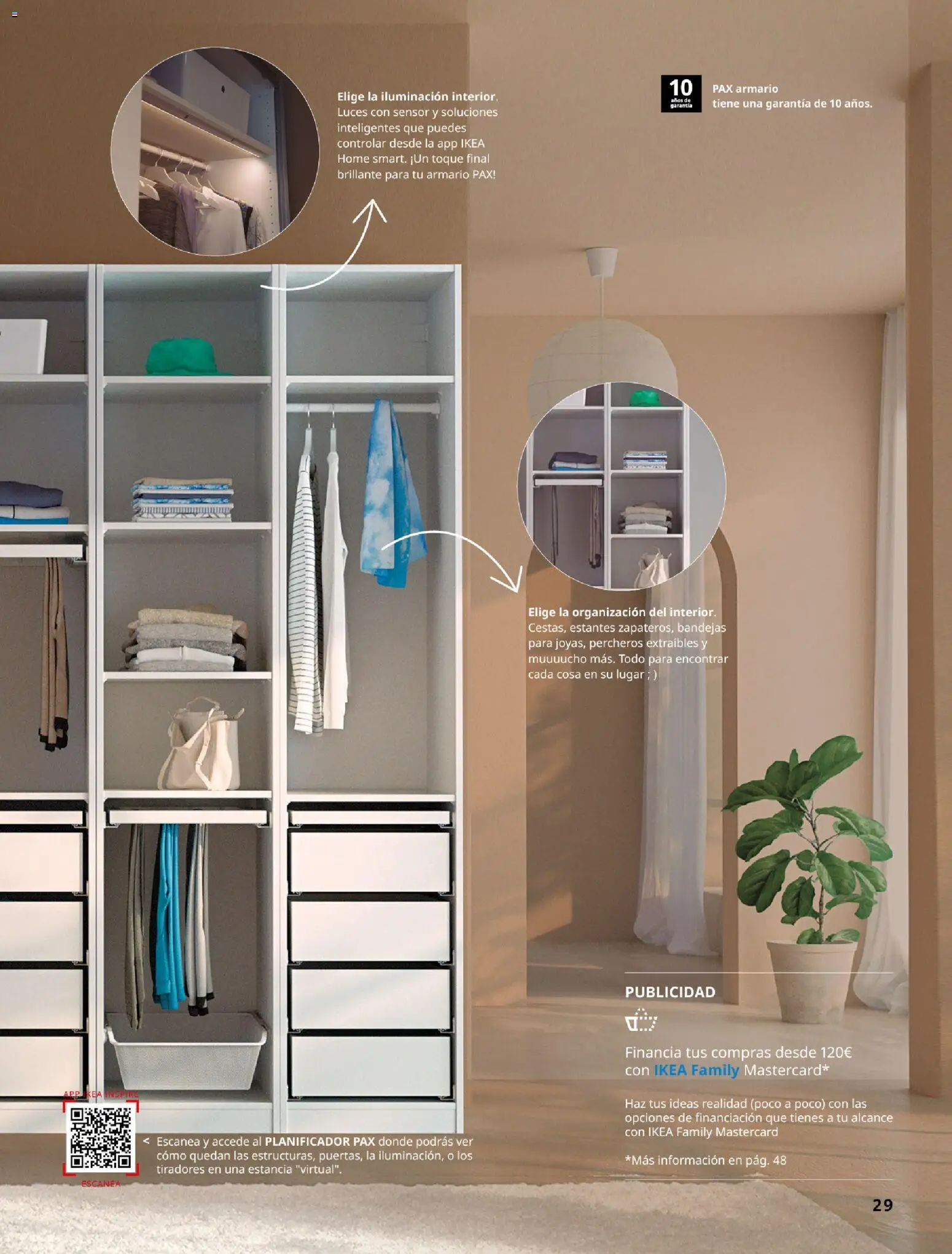 Catálogo IKEA Dormitorios │ válido desde el 01.02.2026 | Página: 29 | Productos: Galette de chaise, Armario