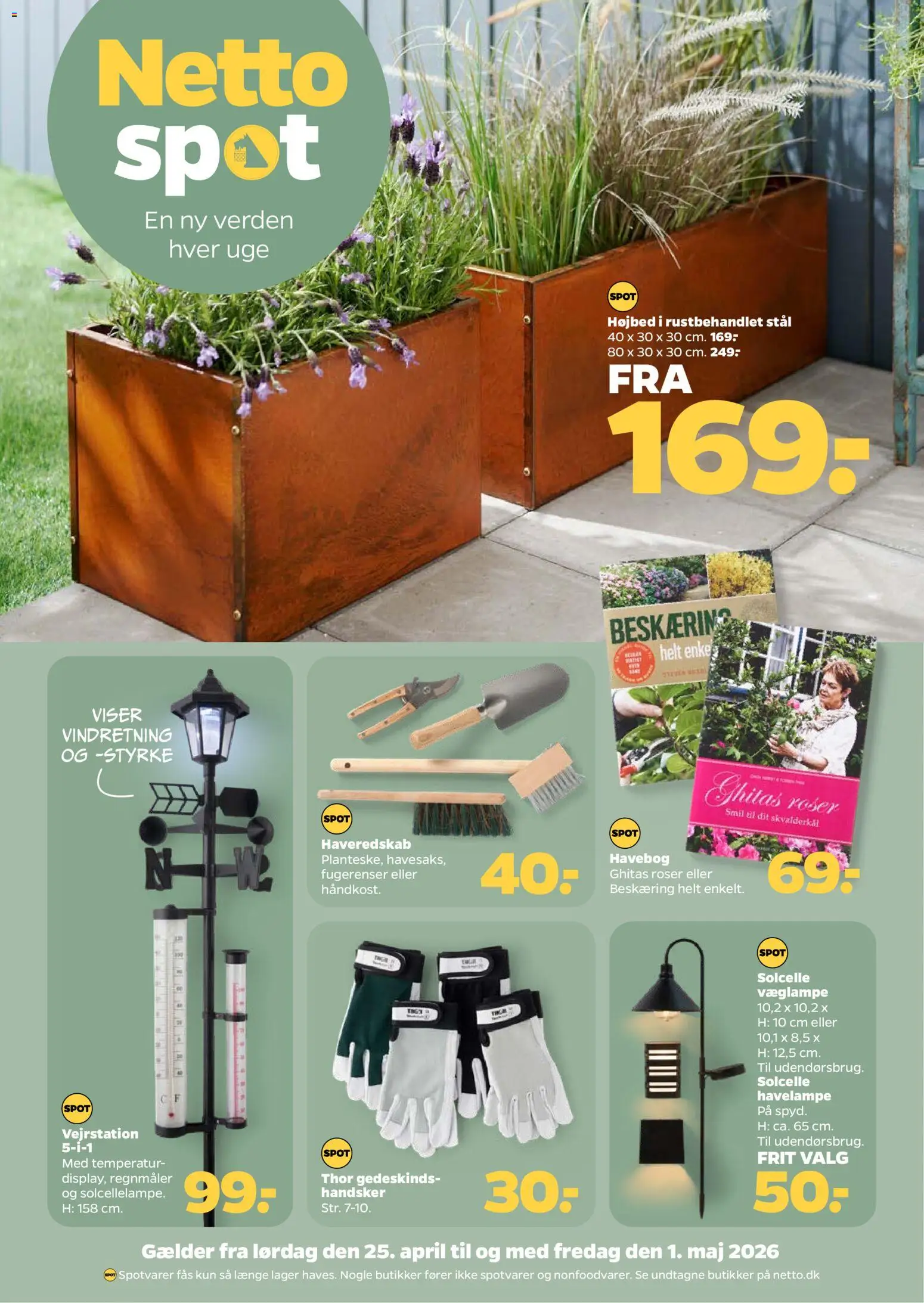 Netto tilbudsavis – gyldig fra 25.04.2026 | Side: 30 | Produkter: Handsker, Vejrstation