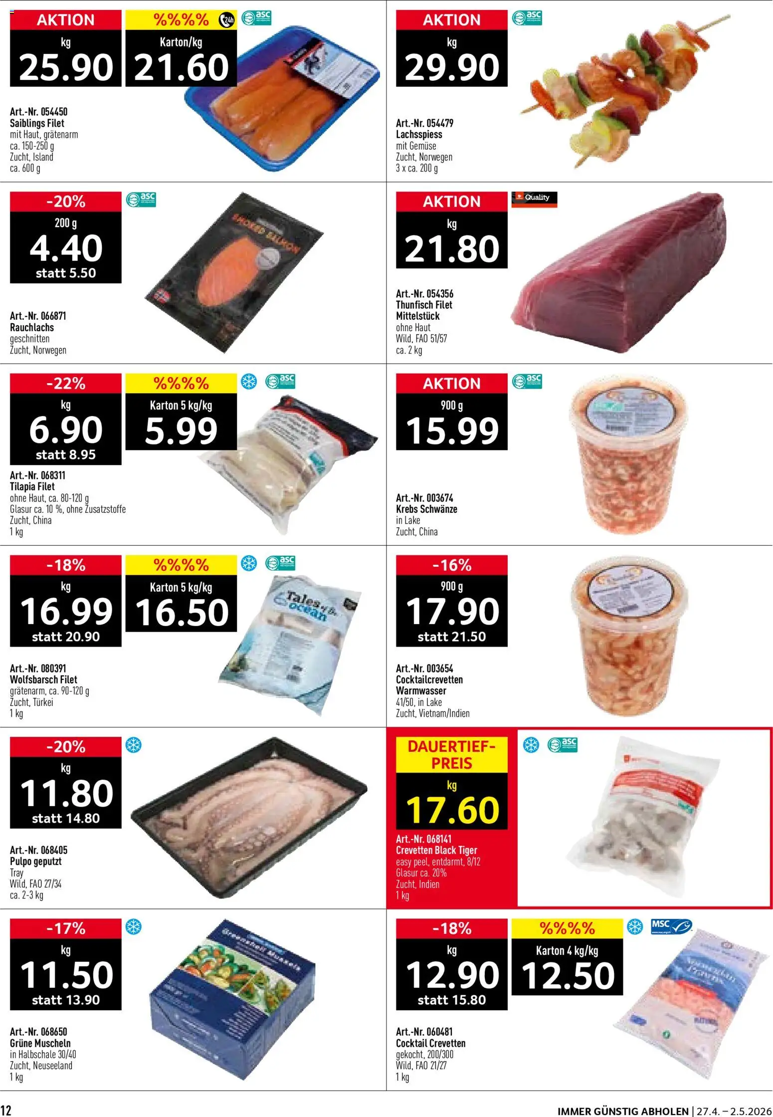 Prodega aktionen – gültig ab 27.04.2026 | Seite: 12 | Produkte: Gemüse