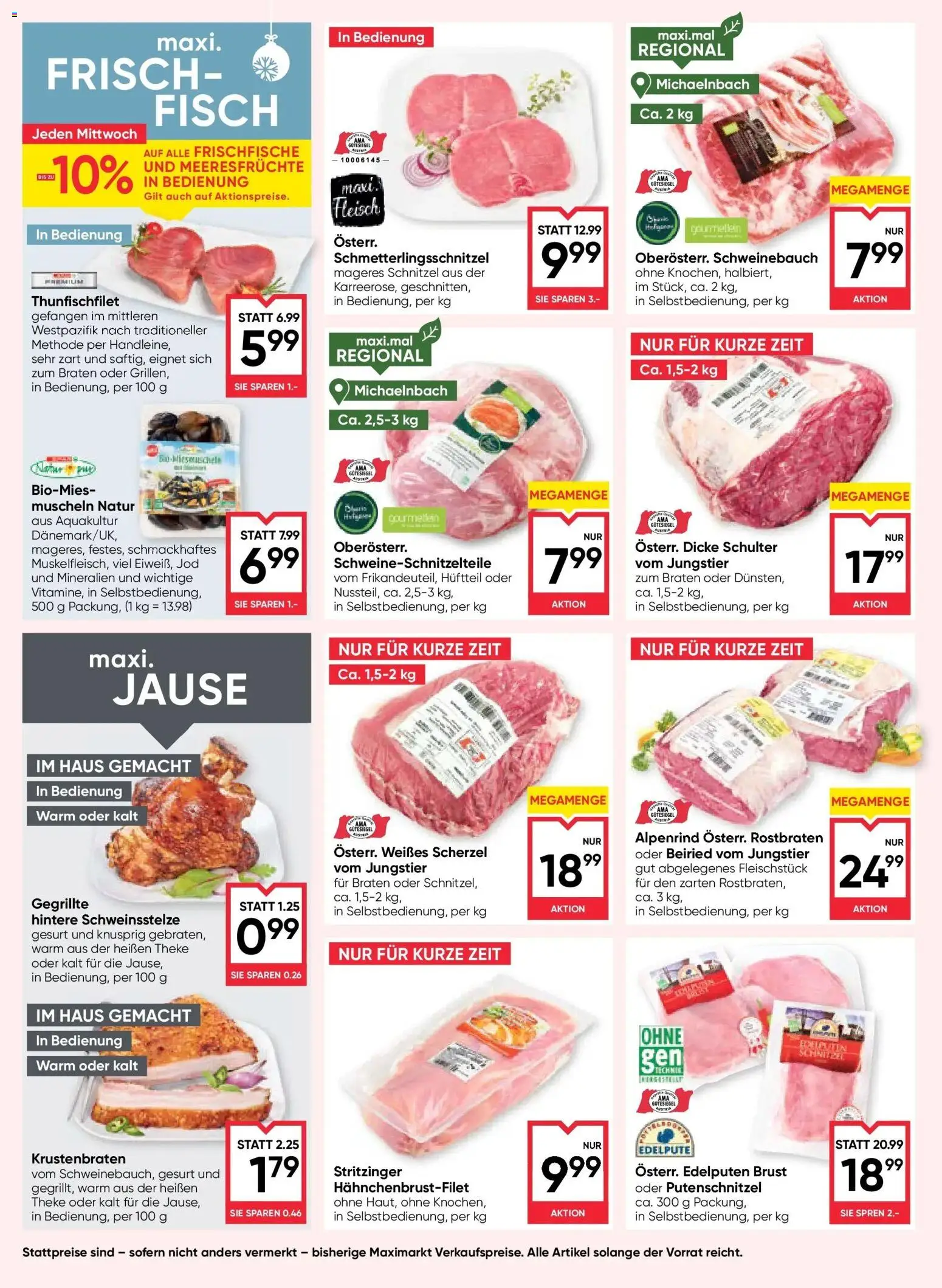 Maximarkt Vöcklabruck, Ried gültig ab 11.12.2025 | Seite: 8 | Produkte: Meeresfrüchte, Fisch