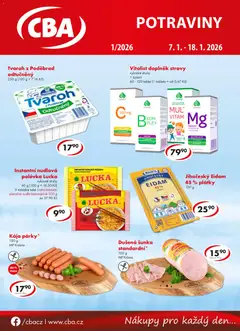 Náhled letáku CBA leták od 07.01.2026