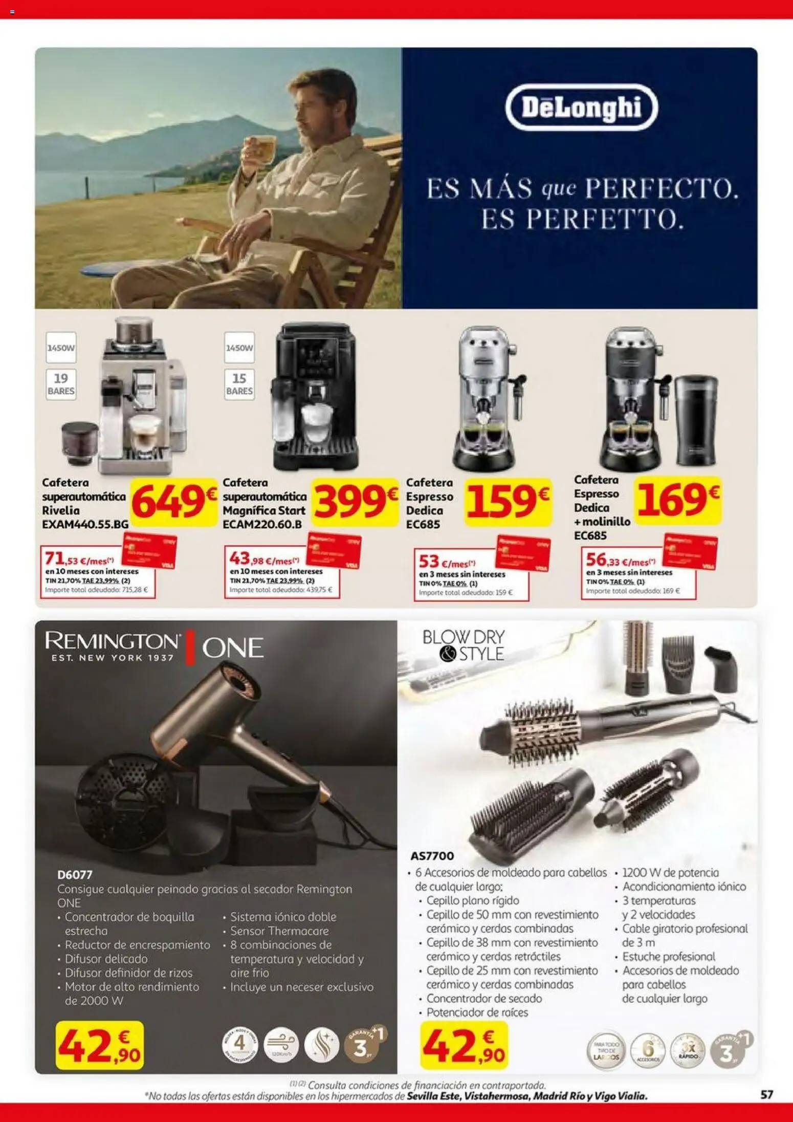 Alcampo - HG Pio XII Unificado  │ válido desde el 23.10.2025 | Página: 57 | Productos: Cepillo, Cable, Cafetera, Neceser