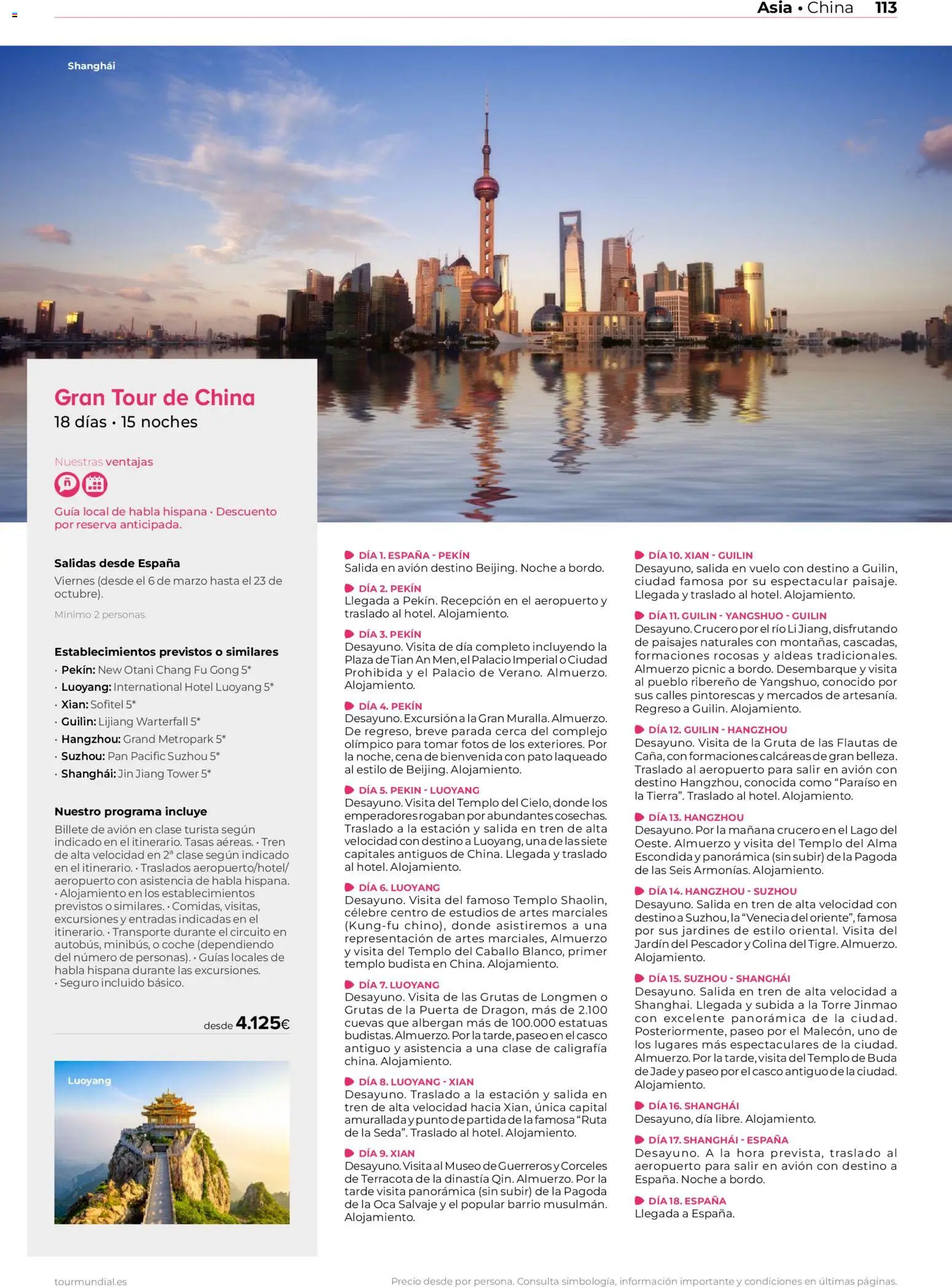 Viajes El Corte Inglés Asia y Oceanía │ válido desde el 01.01.2026 | Página: 113 | Productos: Pan