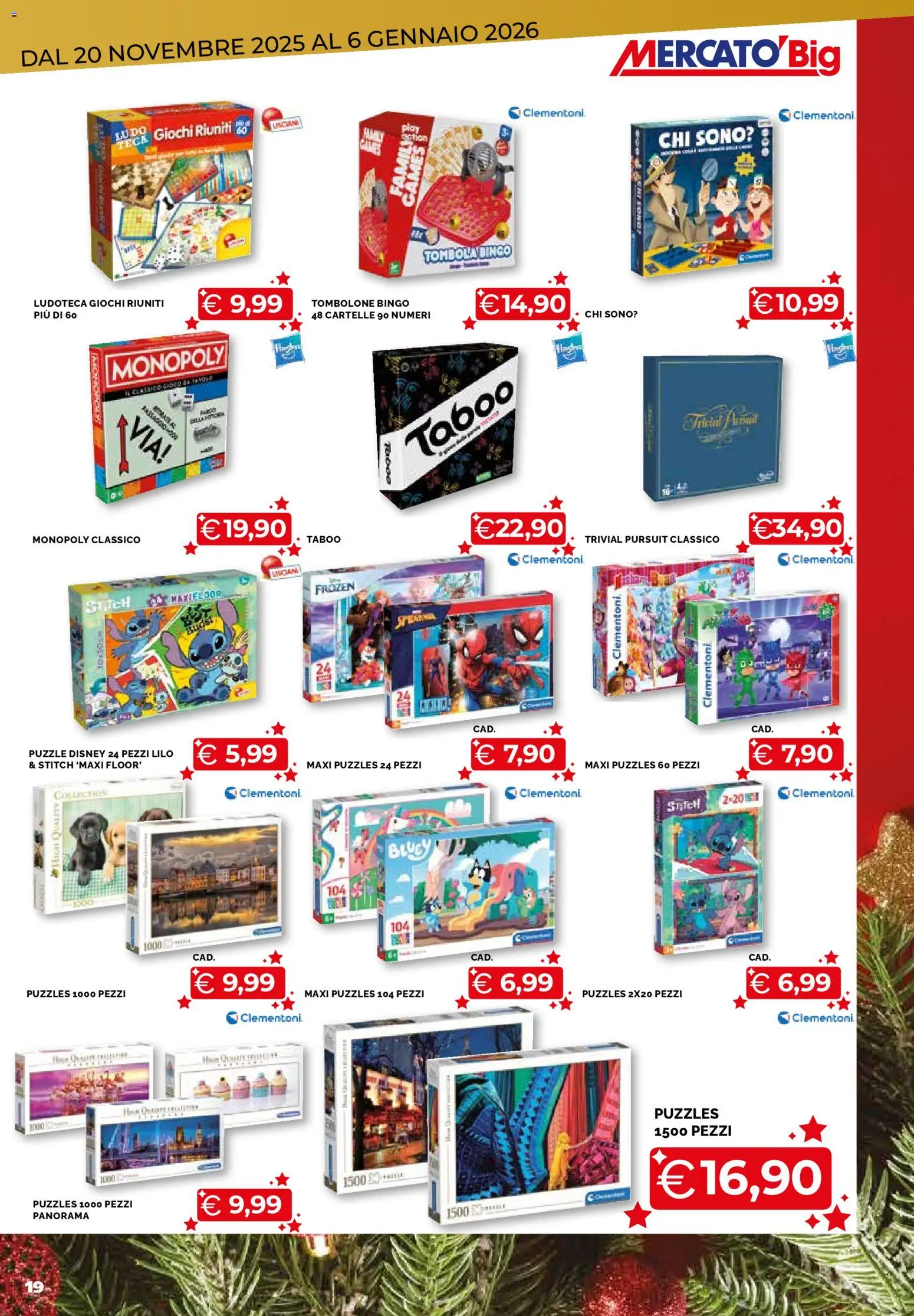 Volantino Mercatò del 20.11.2025 | Pagina: 19 | Prodotti: Tavolo