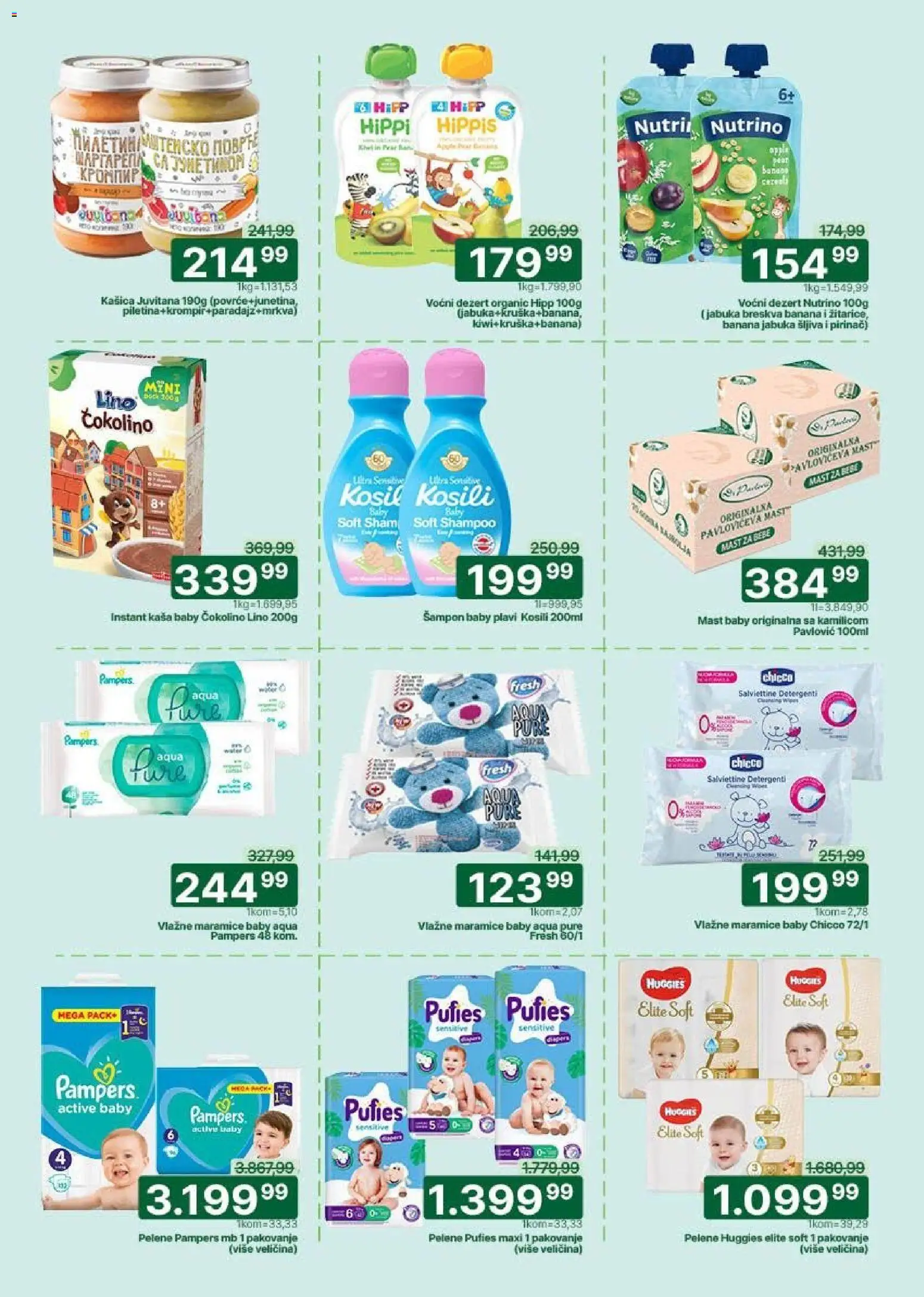 Univerexport katalog - važi od 02.02.2026 | Strana: 25 | Proizvode: Banana, Pavloviceva mast, Breskva, Pelene