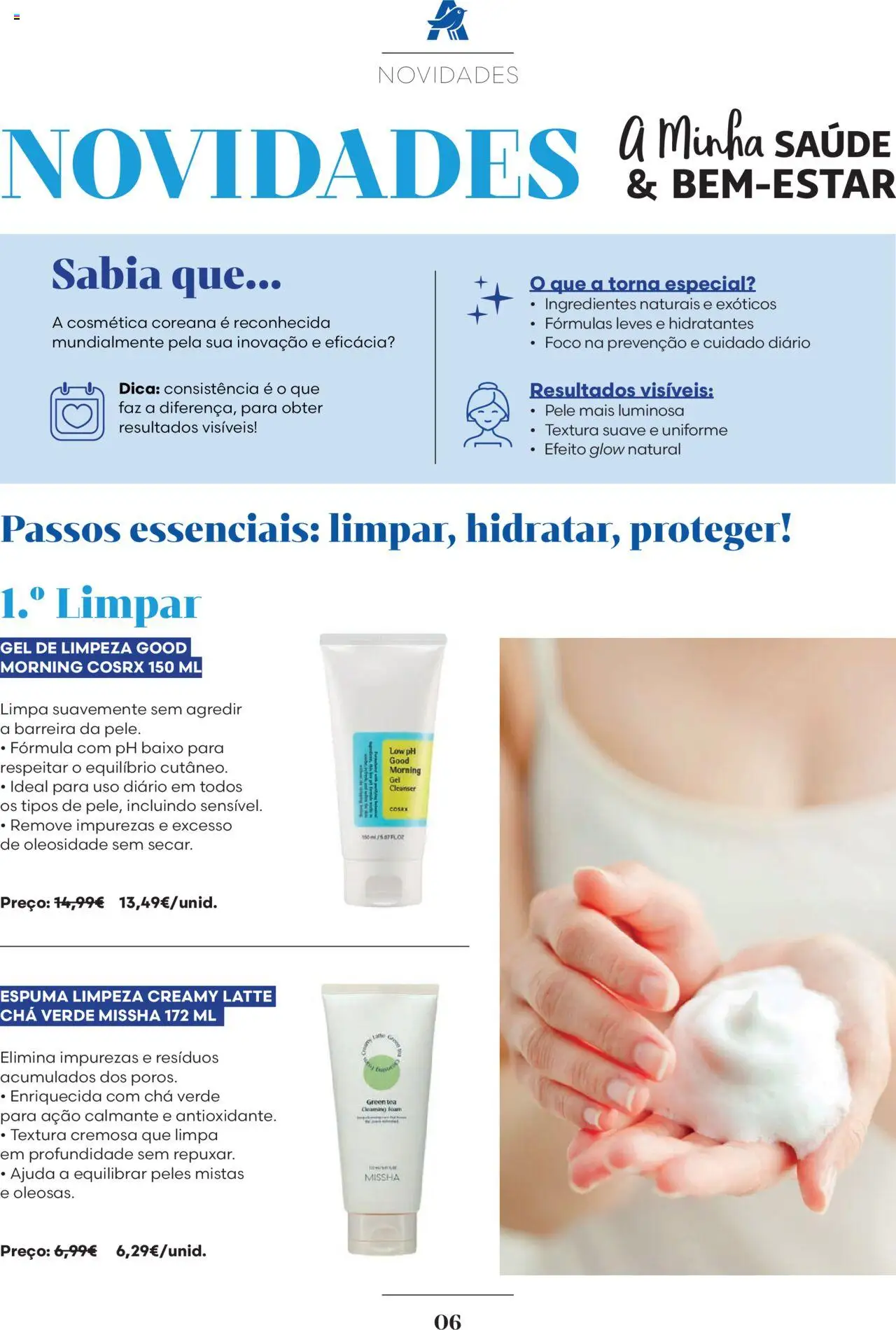 Auchan - Relaxe e cuide de si │ válido de 01.08.2025 | Página: 6 | Produtos: Chá, Gel de limpeza