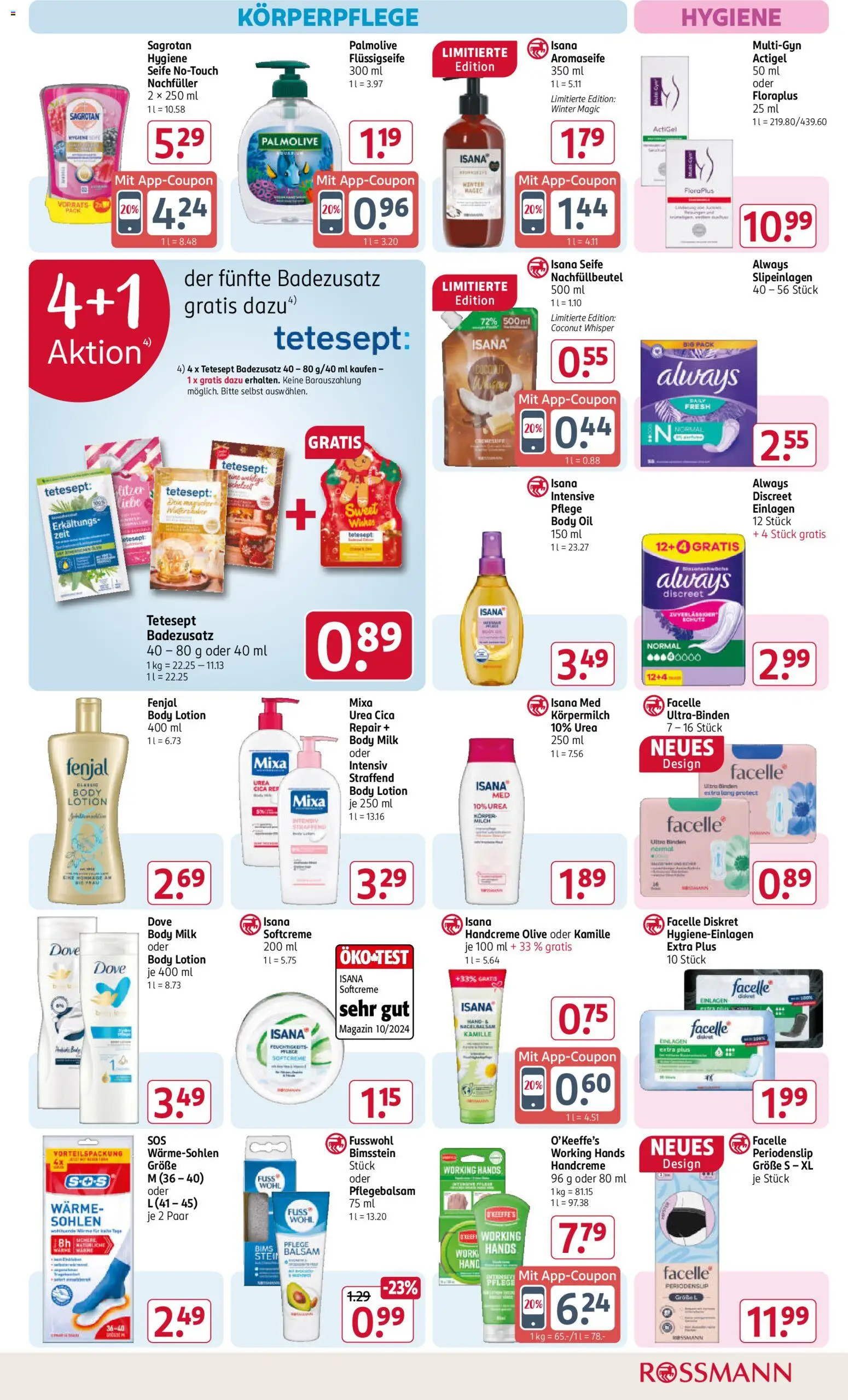 Rossmann Prospekt 	 – gültig ab 10.11.2025 | Seite: 11 | Produkte: Milch, Seife, Body Lotion, Body Milk