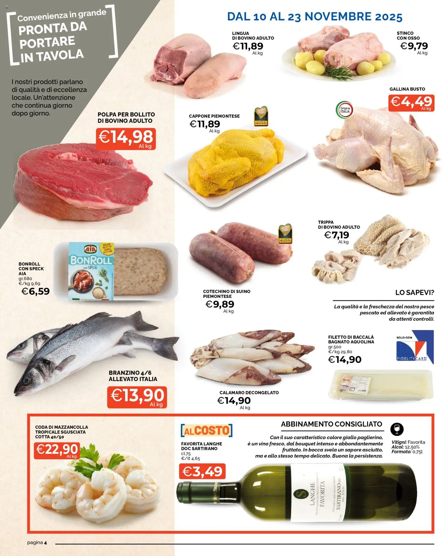 Volantino Mercatò del 10.11.2025 | Pagina: 4