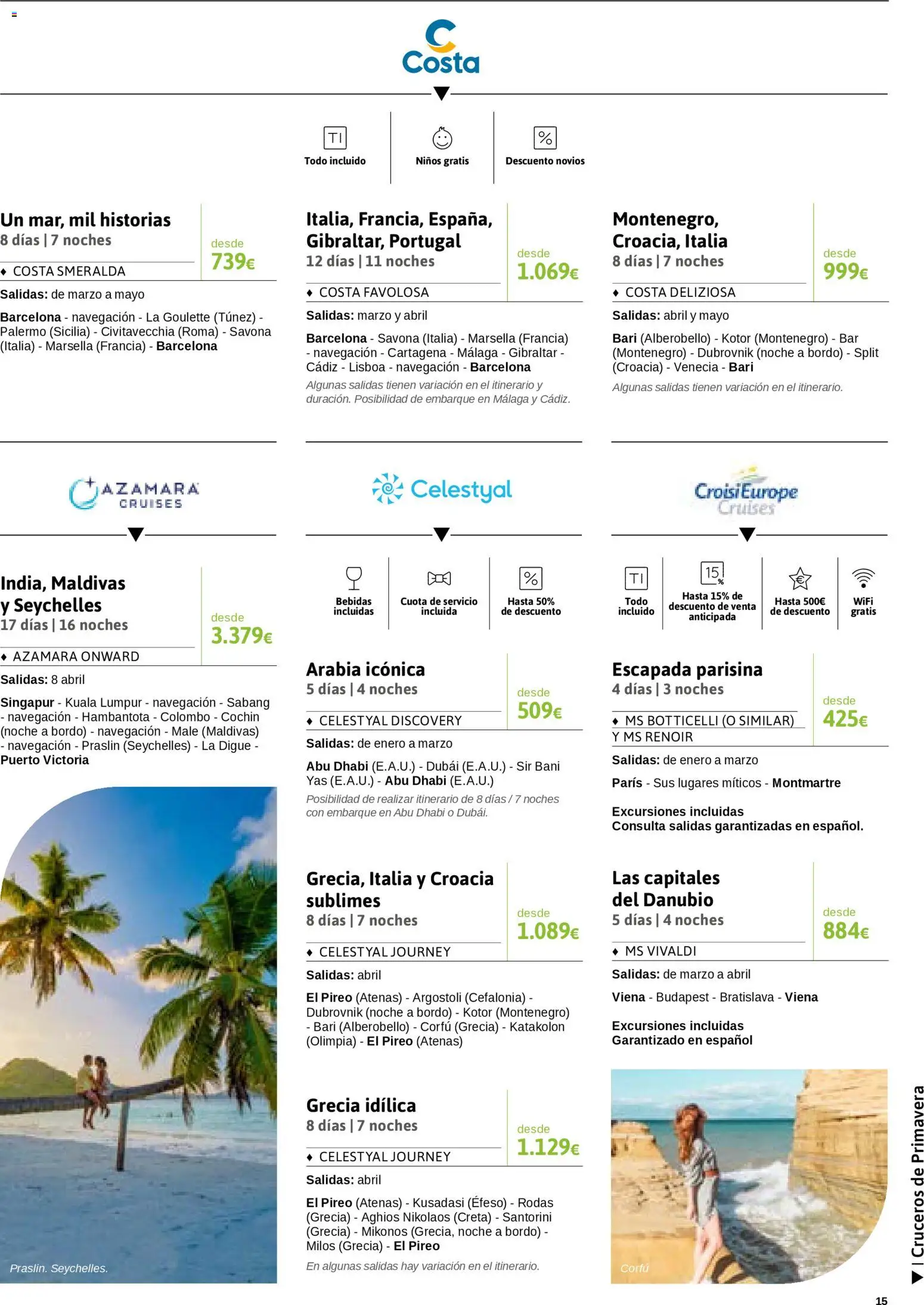 Viajes El Corte Inglés Semana del Crucero │ válido desde el 07.01.2026 | Página: 16 | Productos: Navegación