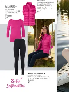 Prospekt Tchibo Style in voller Blüte ab 01.04.2026 gültig | Seite: 14 | Produkte: Shirt, Steppweste, Leggings