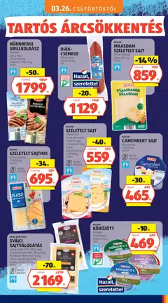 KÖRÖZÖTT, többféle, 150 g/tégely - amely érvényes a következő dátumtól: 26.03.2026 | Oldal: 7