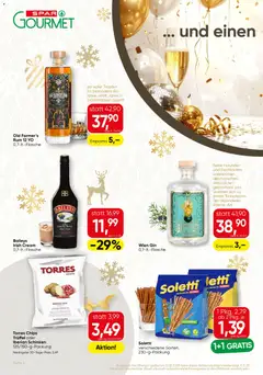 SPAR Gourmet Flugblatt ab 23.12.2025 gültig | Seite: 2 | Produkte: Gin, Chips, Schinken