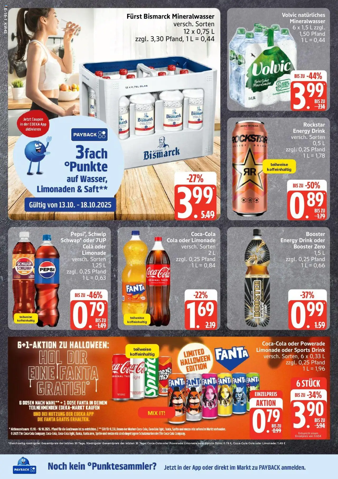 Marktkauf - Marktkauf: Wochenangebote – gültig ab 13.10.2025 | Seite: 16 | Produkte: Mezzo mix, Energy, Rockstar, Volvic