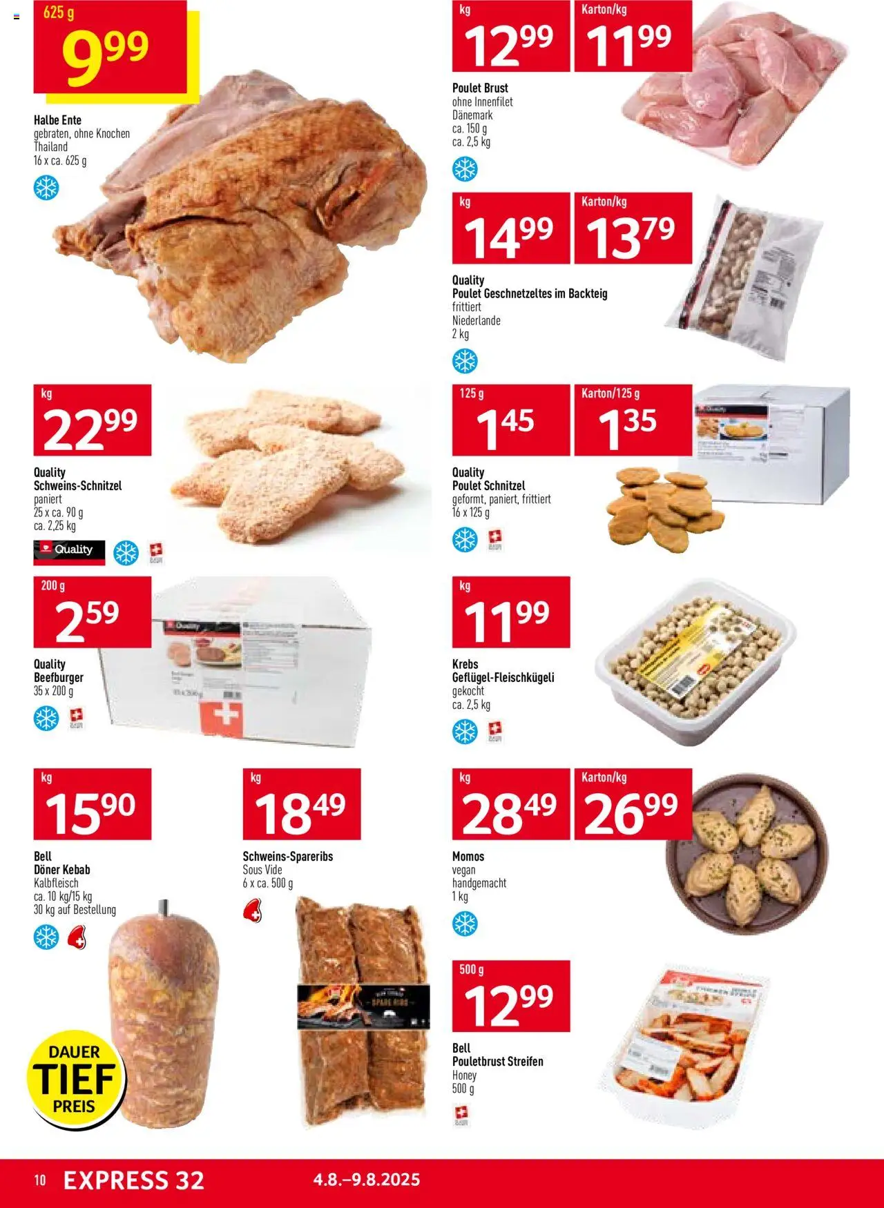 Prodega Aktionen ab 04.08.2025 | Seite: 10 | Produkte: Pouletbrust