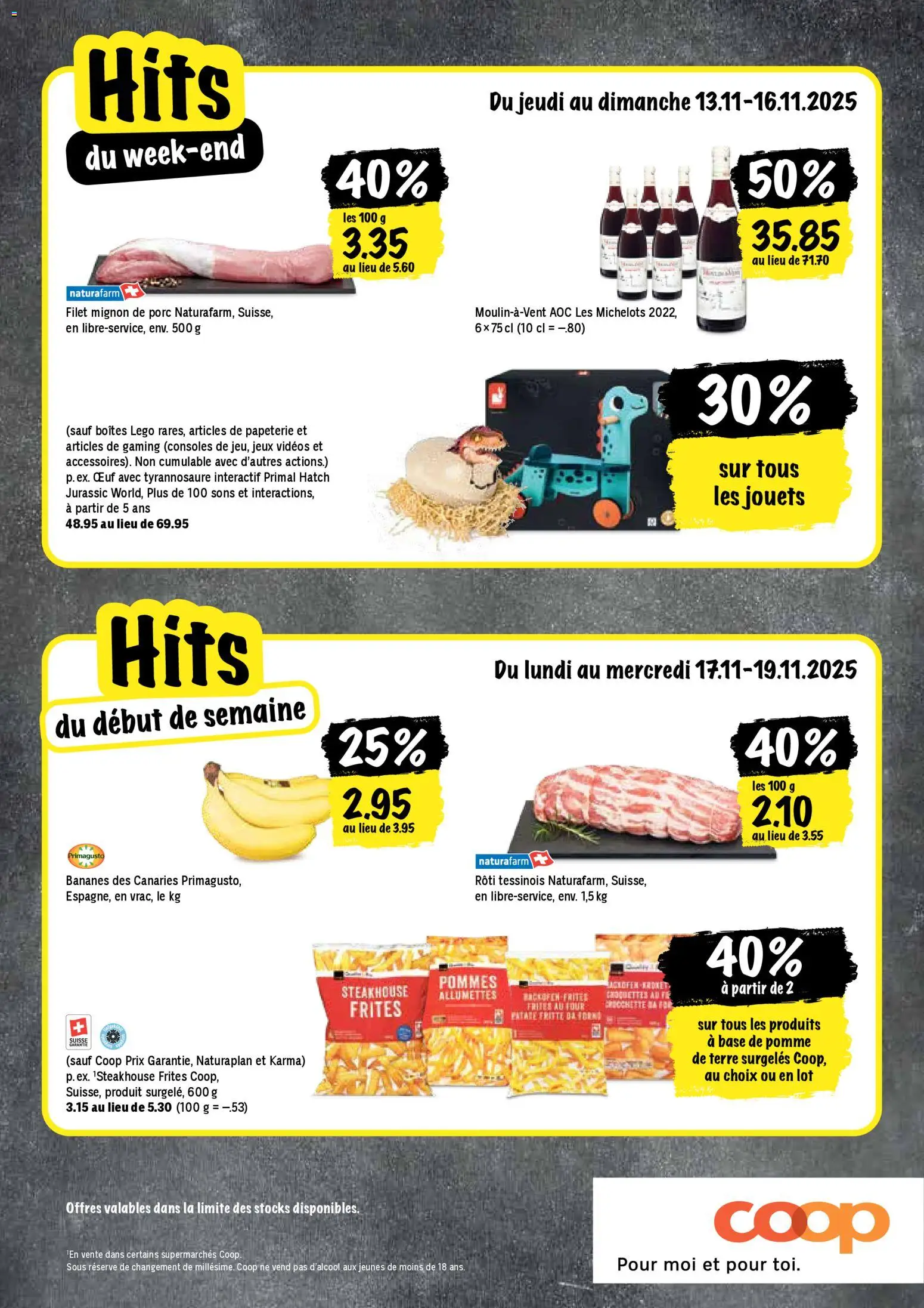 Coop - Les actions de la semaine – gültig ab 13.11.2025 | Seite: 20 | Produkte: Backofen