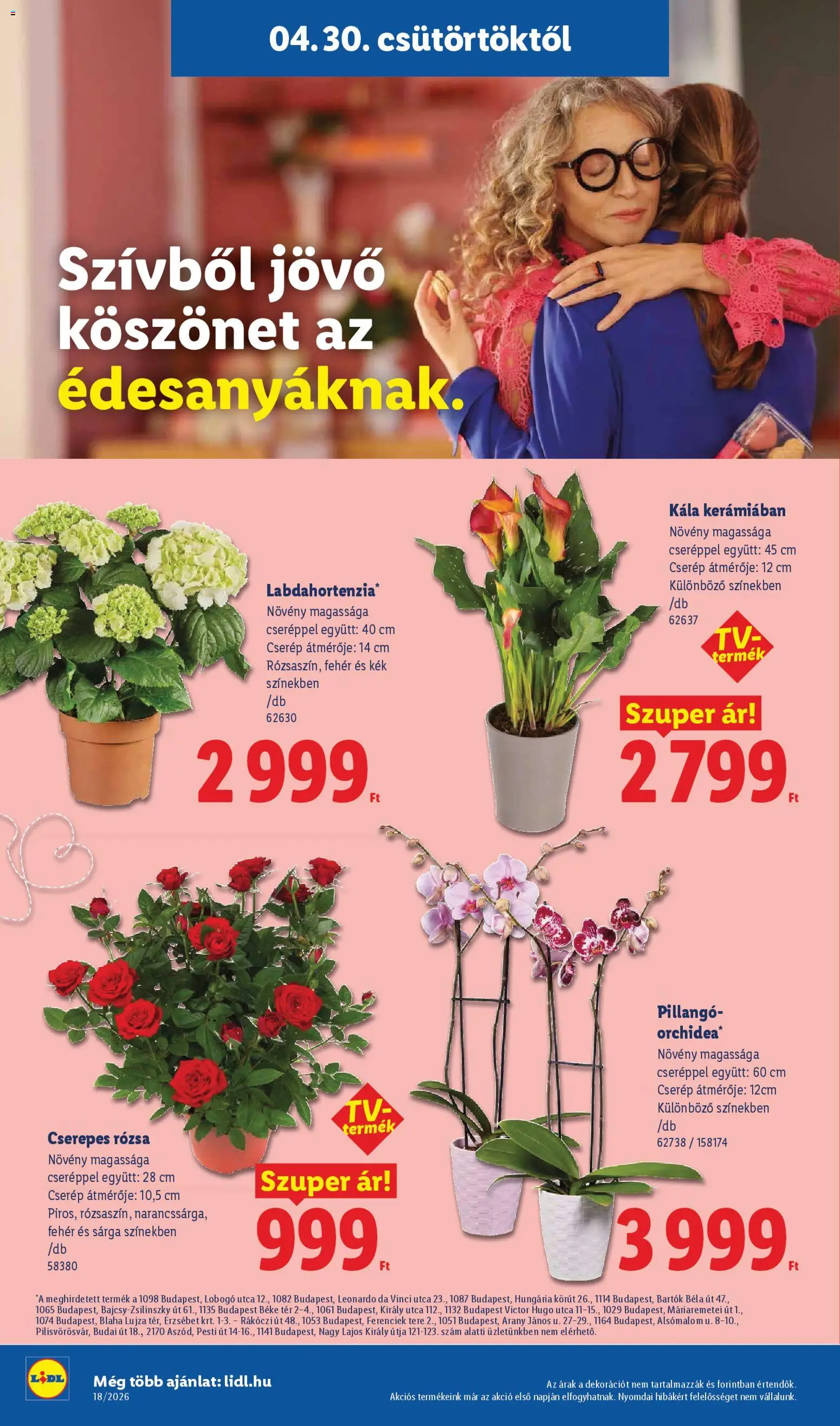 Lidl akciós ujság - amely érvényes a következő dátumtól: 30.04.2026 | Oldal: 20