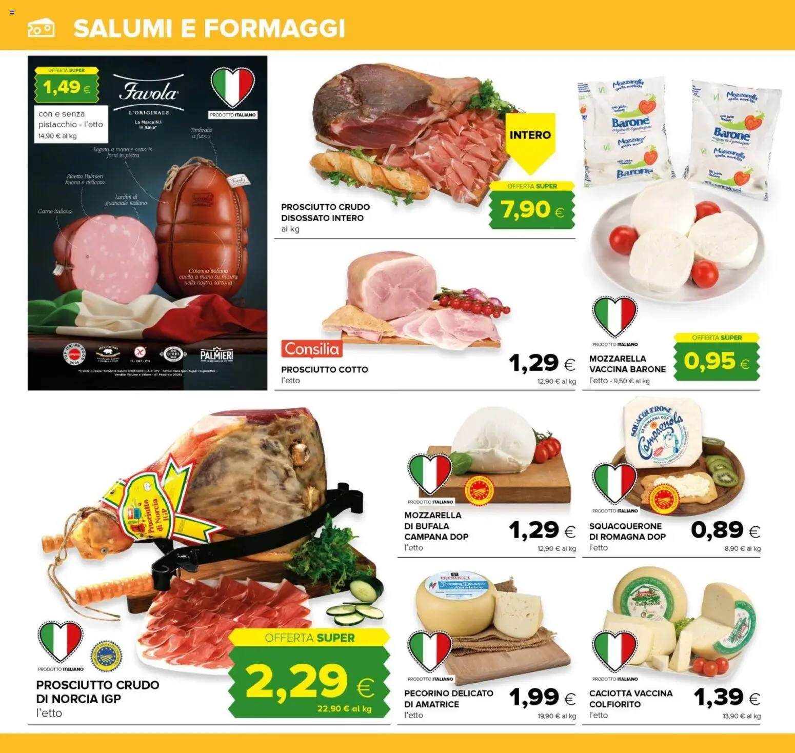 Volantino Oasi del 26.02.2026 | Pagina: 4 | Prodotti: Prosciutto Cotto, Mozzarella, Mortadella, Guanciale