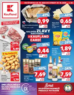 Kaufland leták platný od 23.10.2025