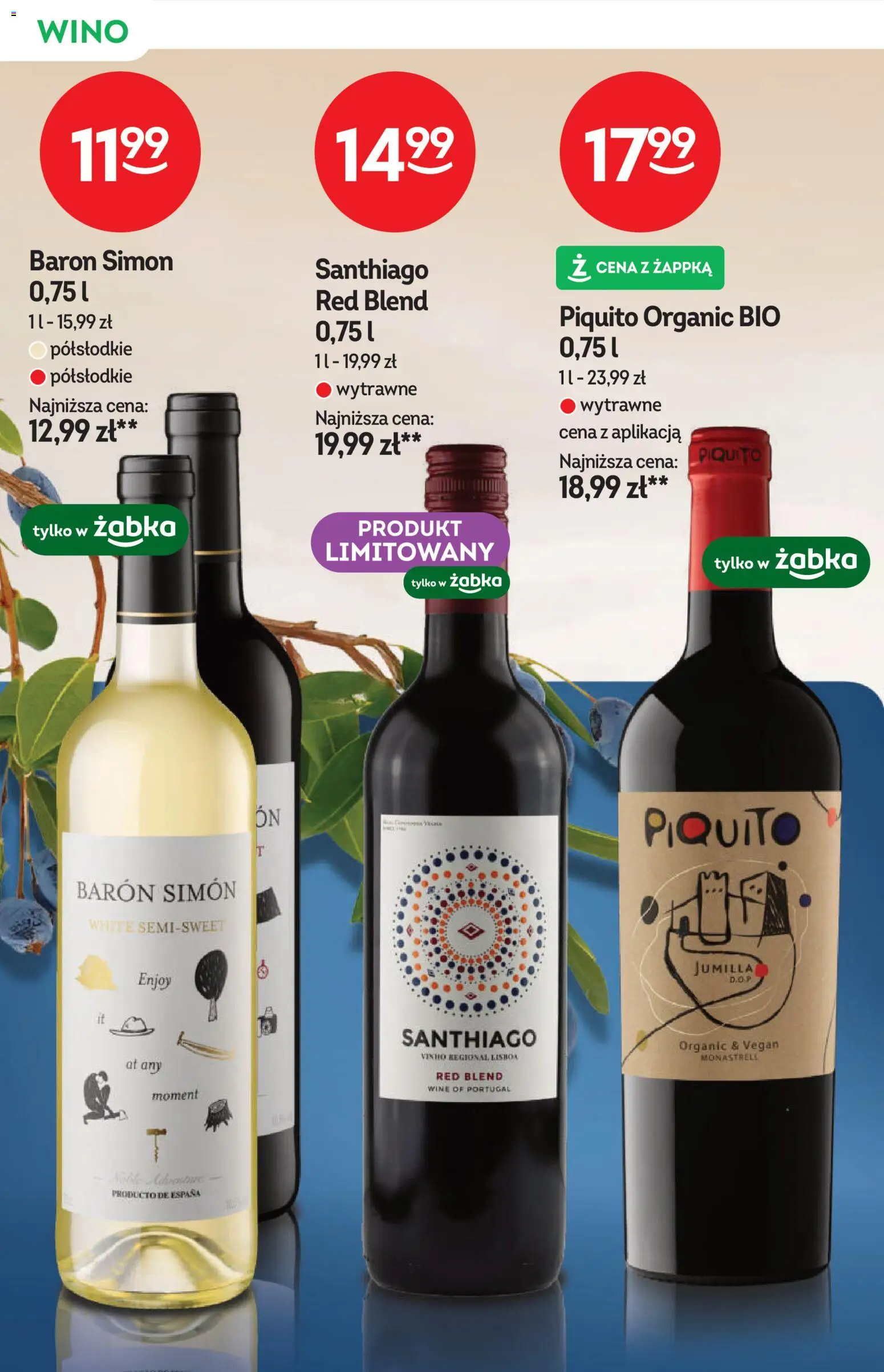 Żabka Gazetka - Katalog win od 18.02.2026 | Strona: 10 | Produkty: Wino