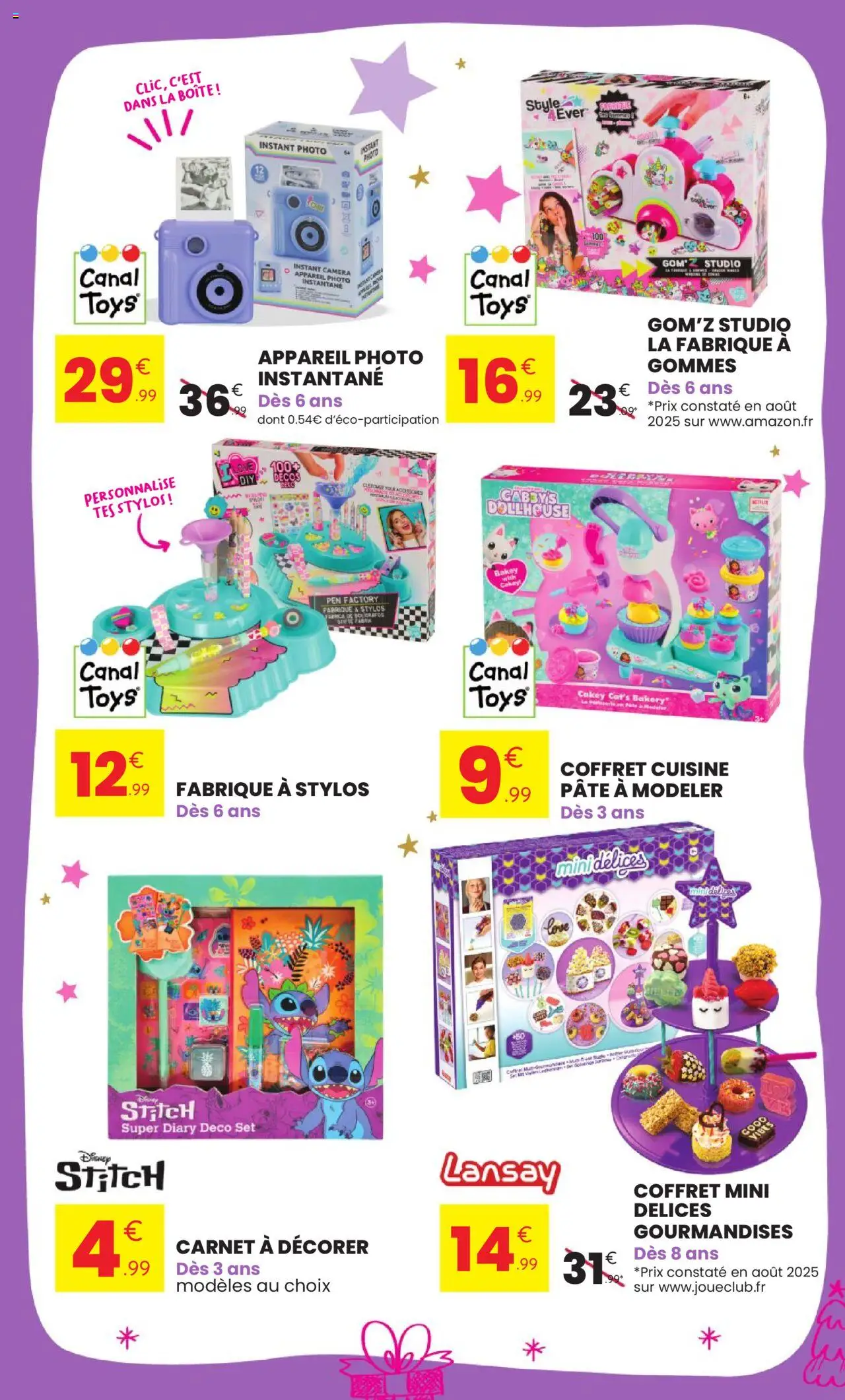 {H1} | Page: 9 | Produits: Appareil photo, Pâte à modeler, Caméra