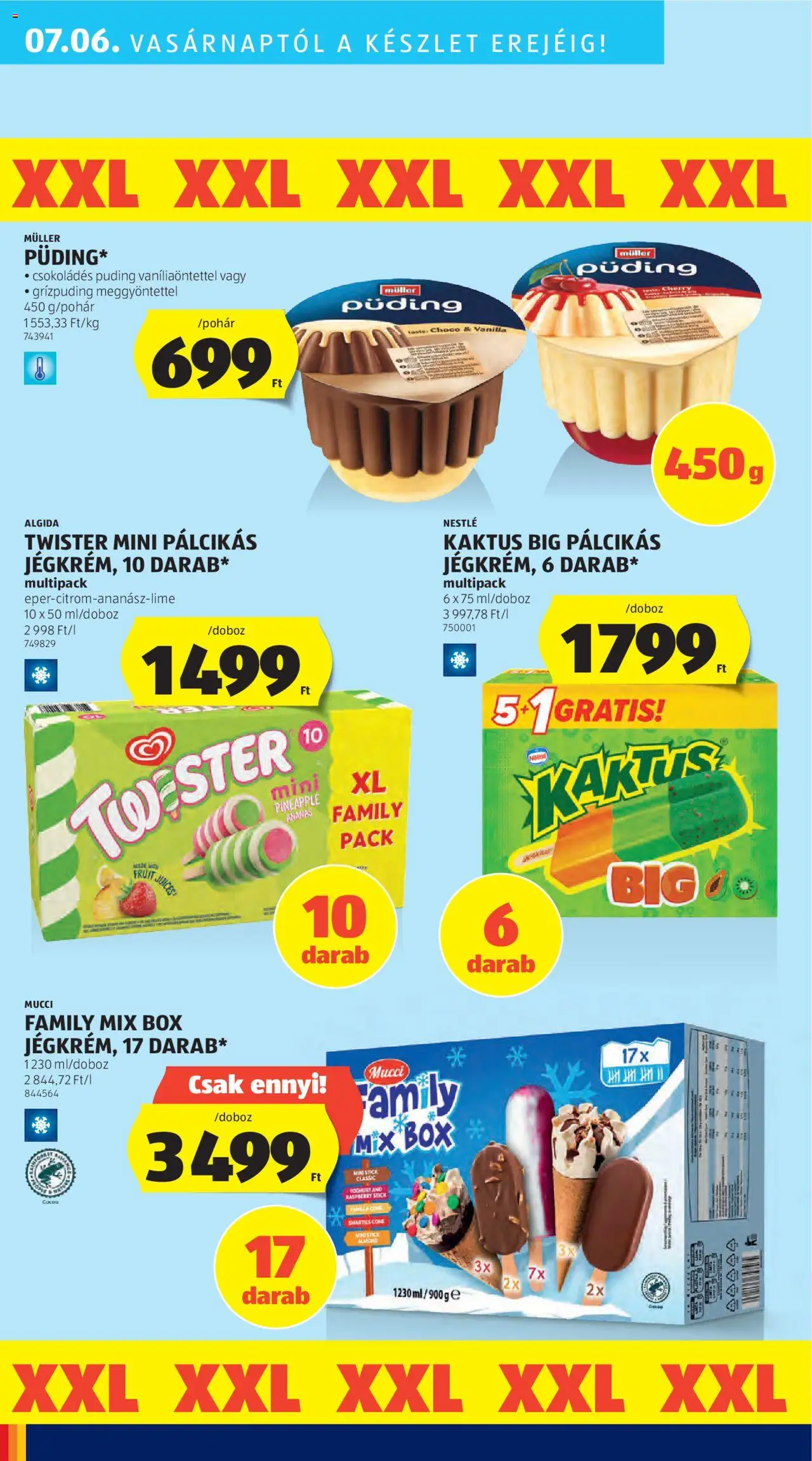 Aldi akciós ujság - amely érvényes a következő dátumtól: 03.07.2025 | Oldal: 40 | Termékek: Puding