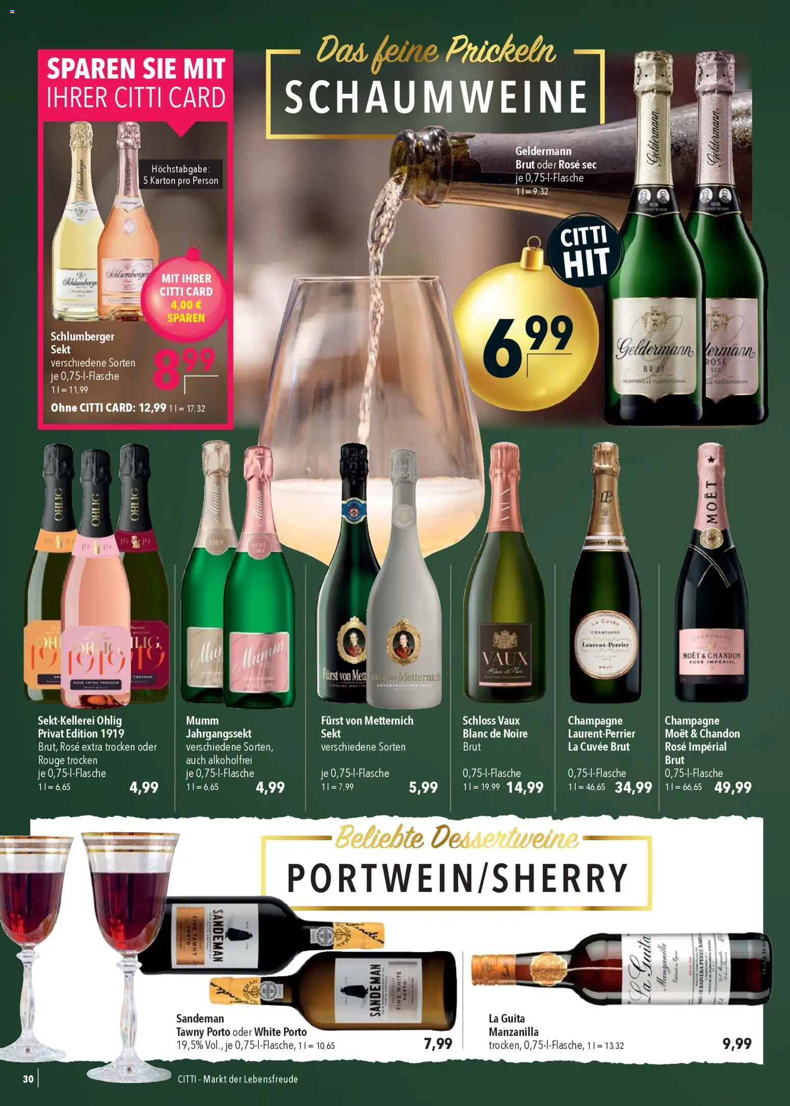 CITTI Markt Prospekt 	 – gültig ab 10.12.2025 | Seite: 30