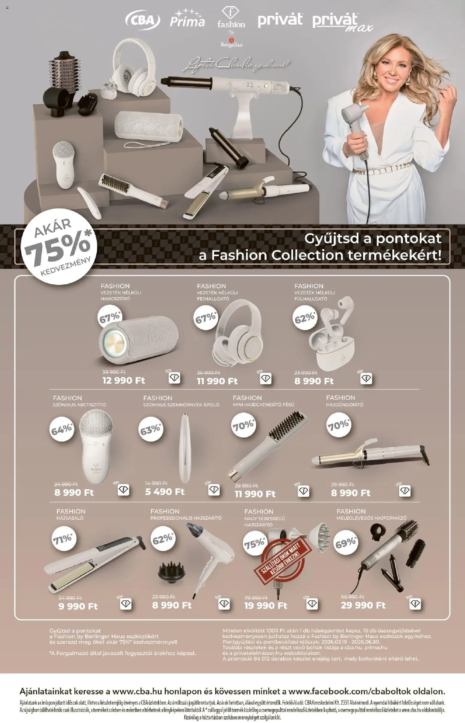 CBA akciós ujság - amely érvényes a következő dátumtól: 23.04.2026 | Oldal: 8 | Termékek: Fülhallgató, Fejhallgató, Hajformázó, Hajszárító