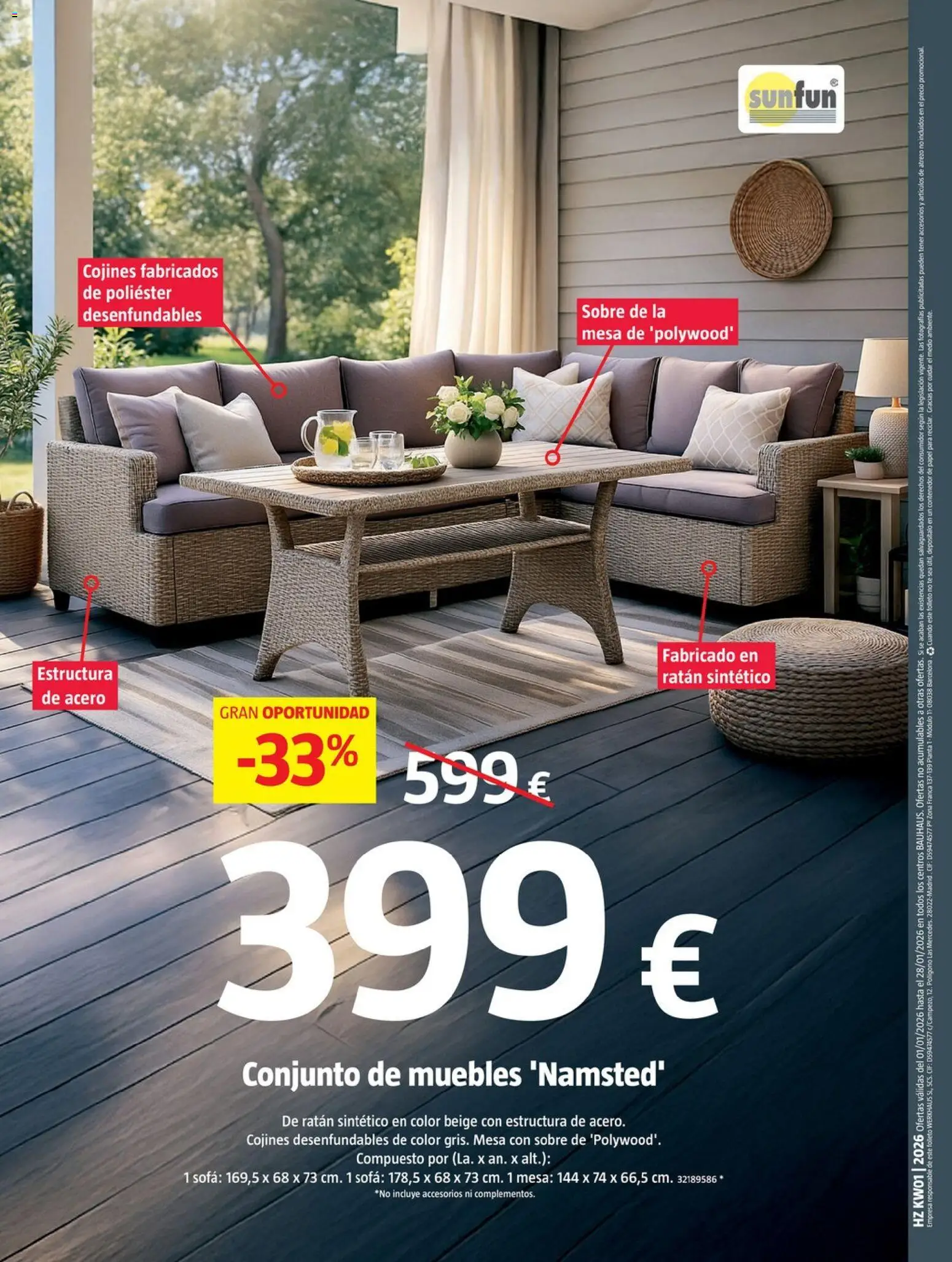 Bauhaus folleto │ válido desde el 01.01.2026 | Página: 24 | Productos: Té, Muebles, Sofá, Mesa