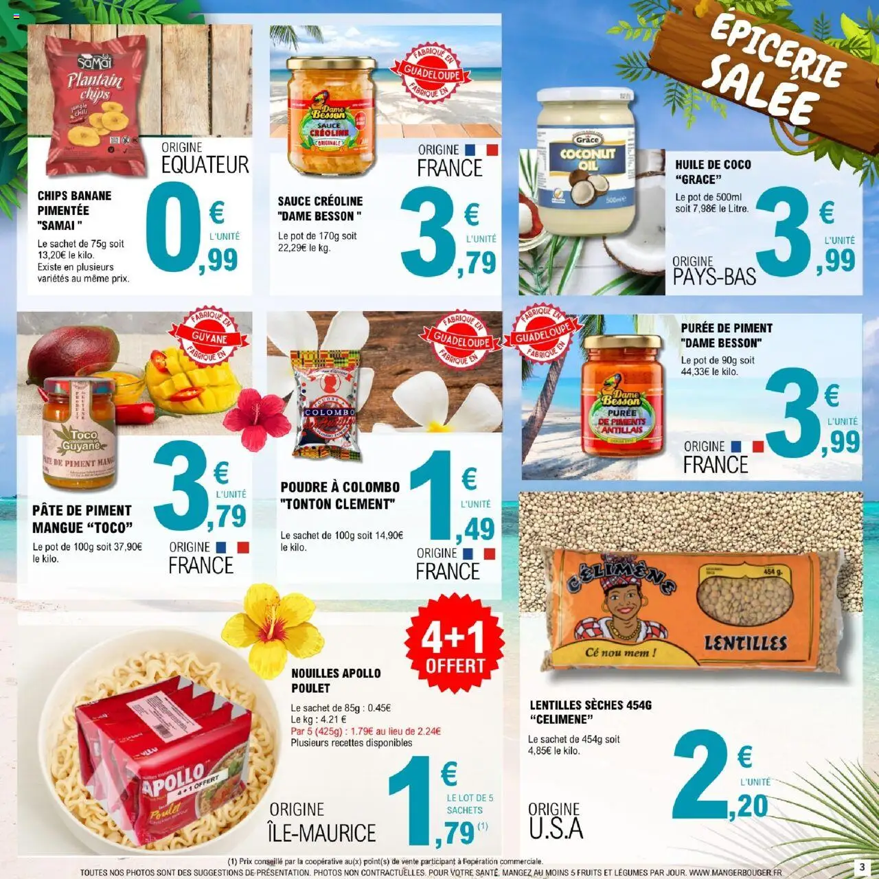  | Page: 3 | Produits: Mangue, Poudre, Banane, Chips