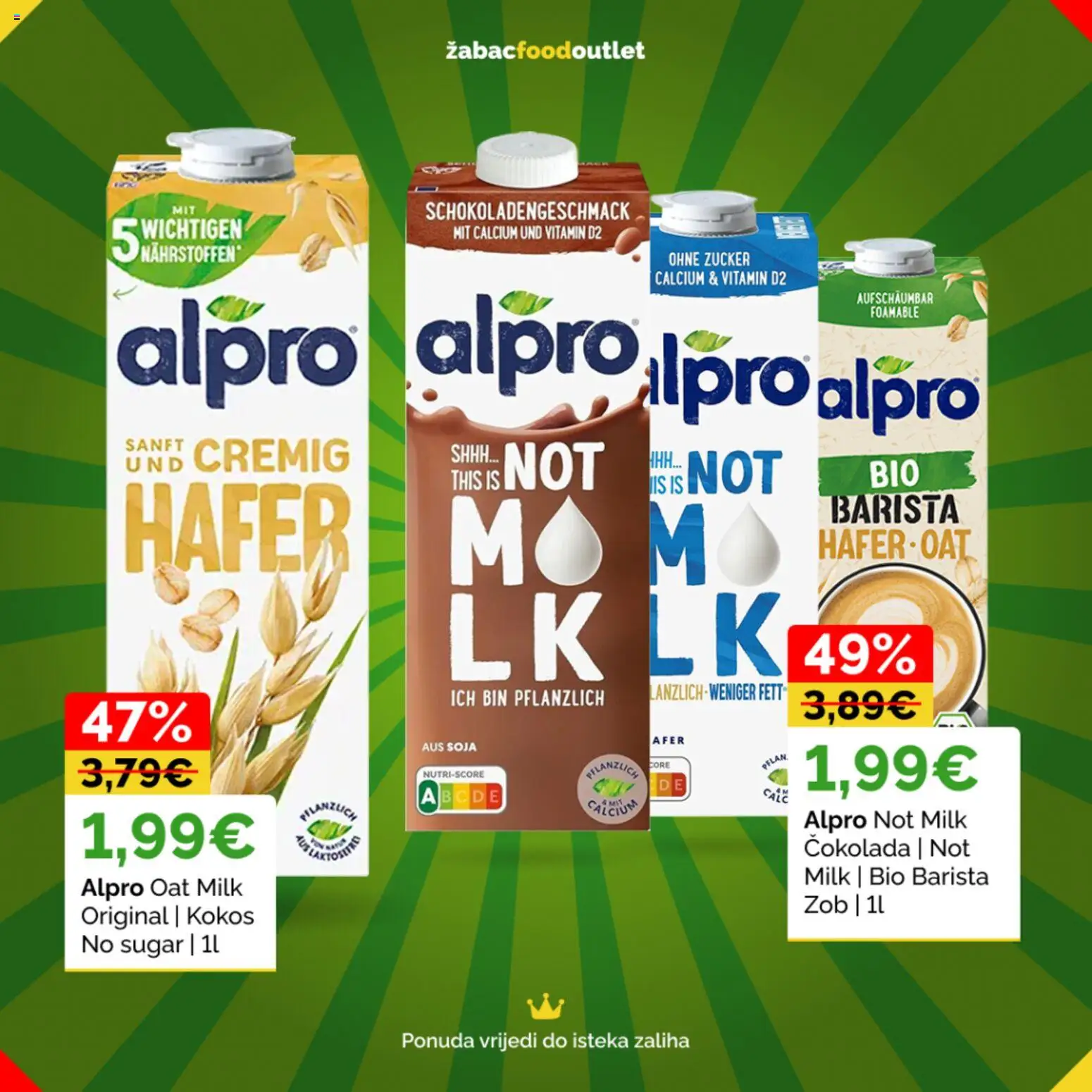 Žabac katalog | vrijedi od 02.03.2026 | Stranica: 19 | Proizvodi: Čokolada, Alpro