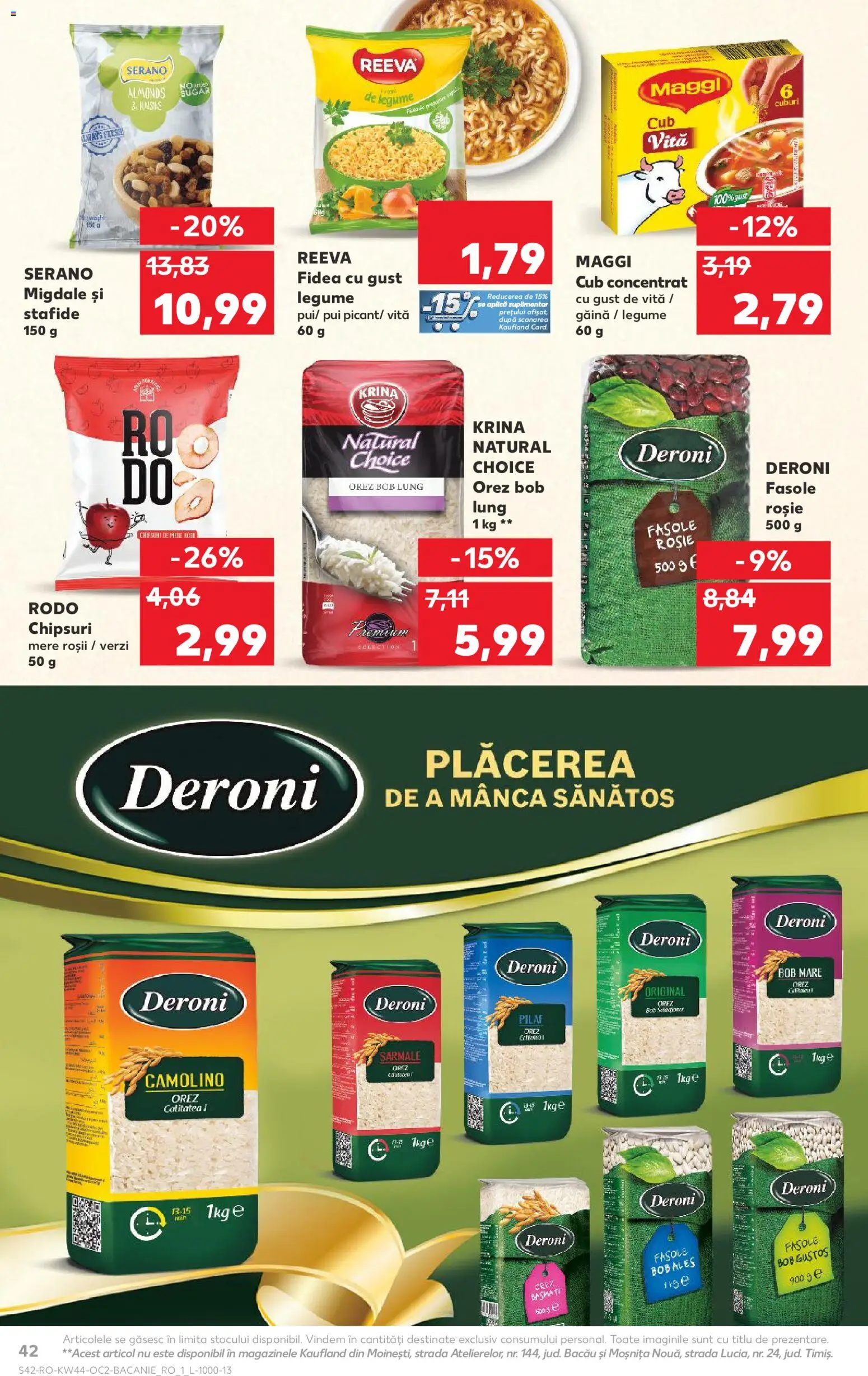 Kaufland RO akciós ujság - amely érvényes a következő dátumtól: 29.10.2025 | Oldal: 42 | Termékek: Maggi