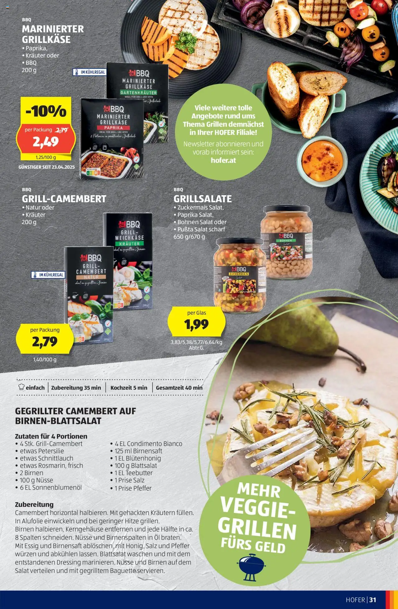 Hofer Frühjahr-/Sommerkatalog gültig ab 30.04.2025 | Seite: 31