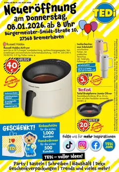 TEDi - TEDi Neueröffnung Bremerhaven ab 08.01.2026 gültig