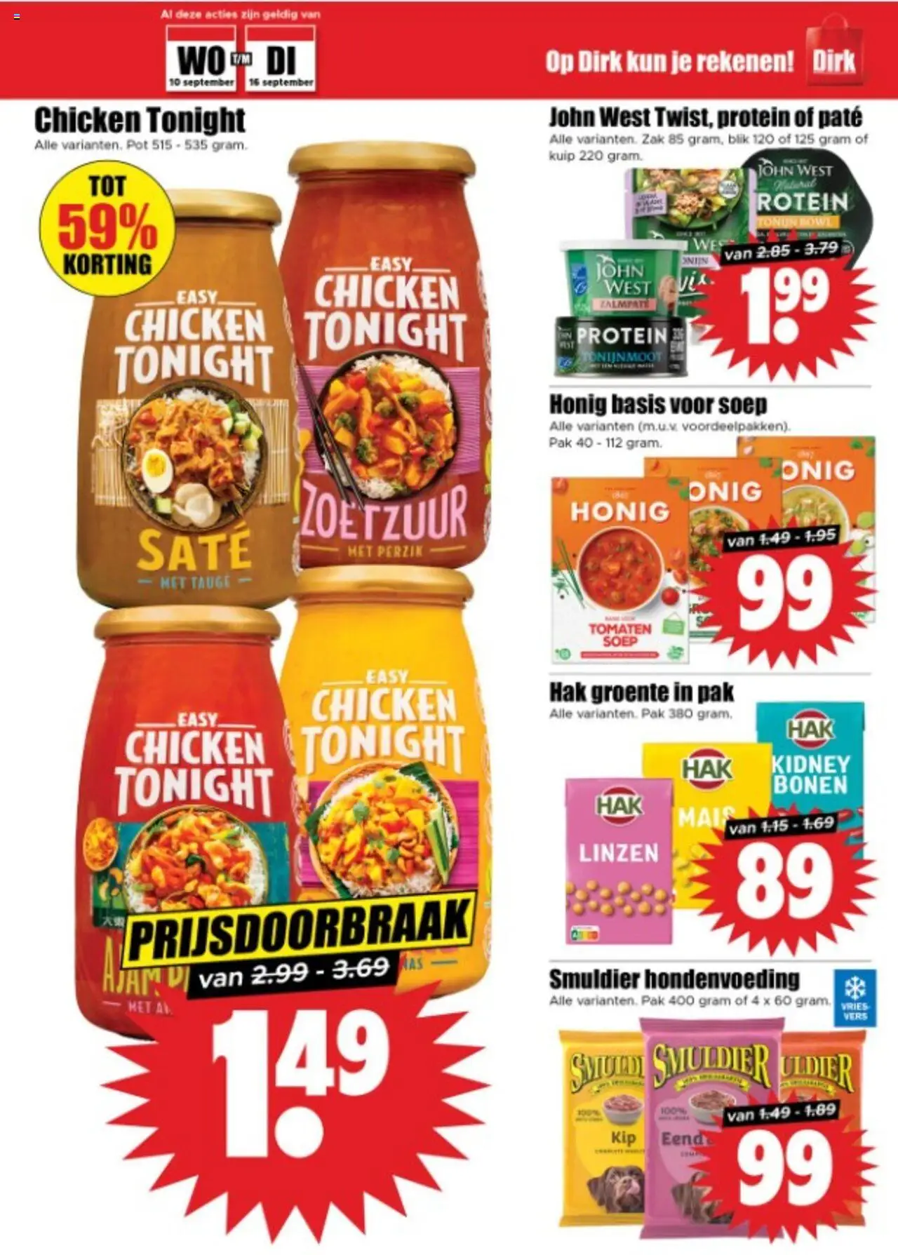  | Pagina: 23 | Producten: Tomaten, Pot, Tonijn, Linzen