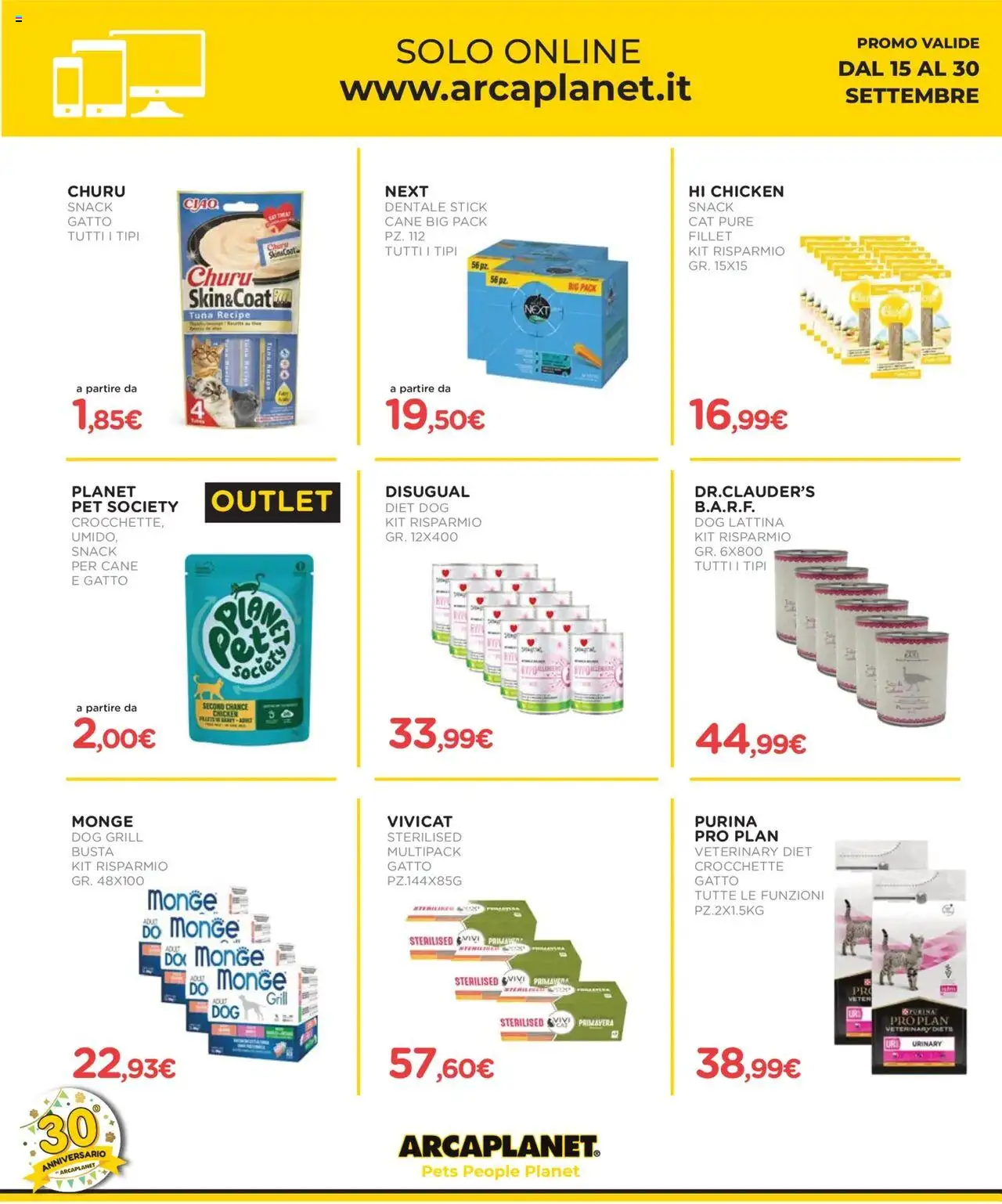 Volantino Arcaplanet del 01.10.2025 | Pagina: 44 | Prodotti: Crocchette