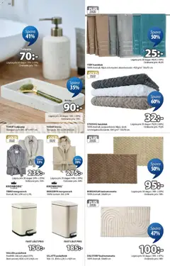 JYSK erbjudanden - Förhandsvisning av reklamblad från butik JYSK aktuell från 02.03.2026 | Sida: 22 | Produkter: Badrumsmatta, Handduk