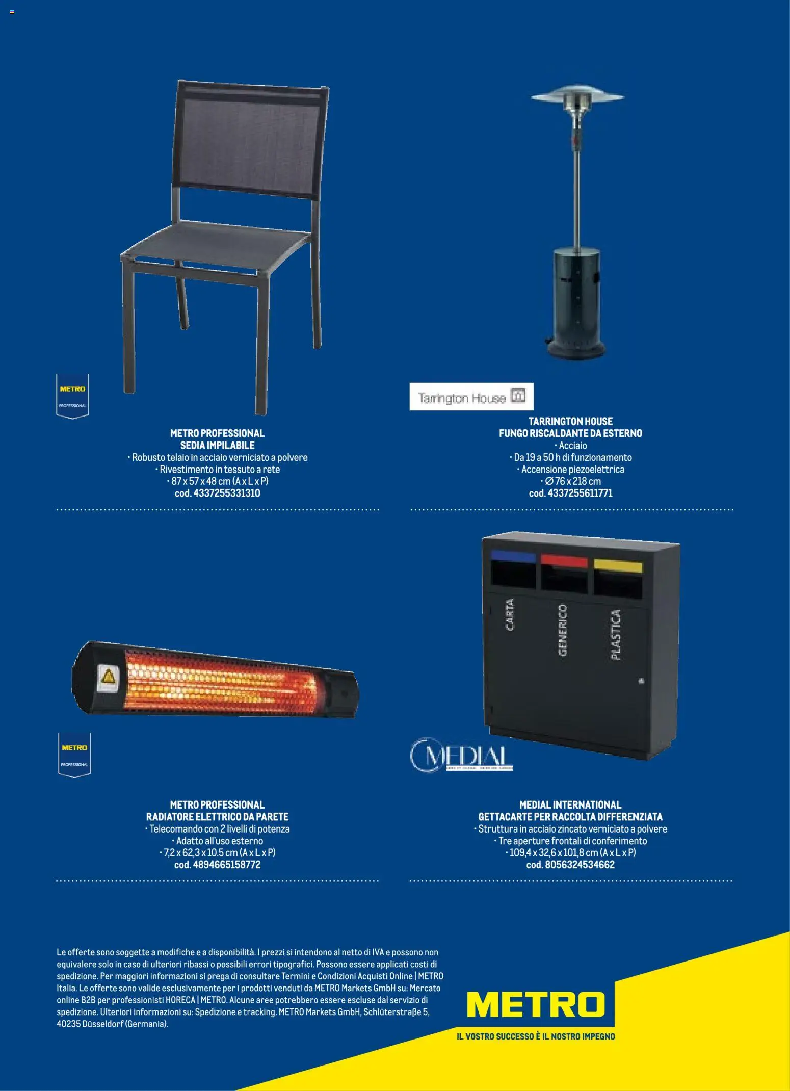 Volantino Metro del 17.10.2025 | Pagina: 104 | Prodotti: Telecomando, Sedia