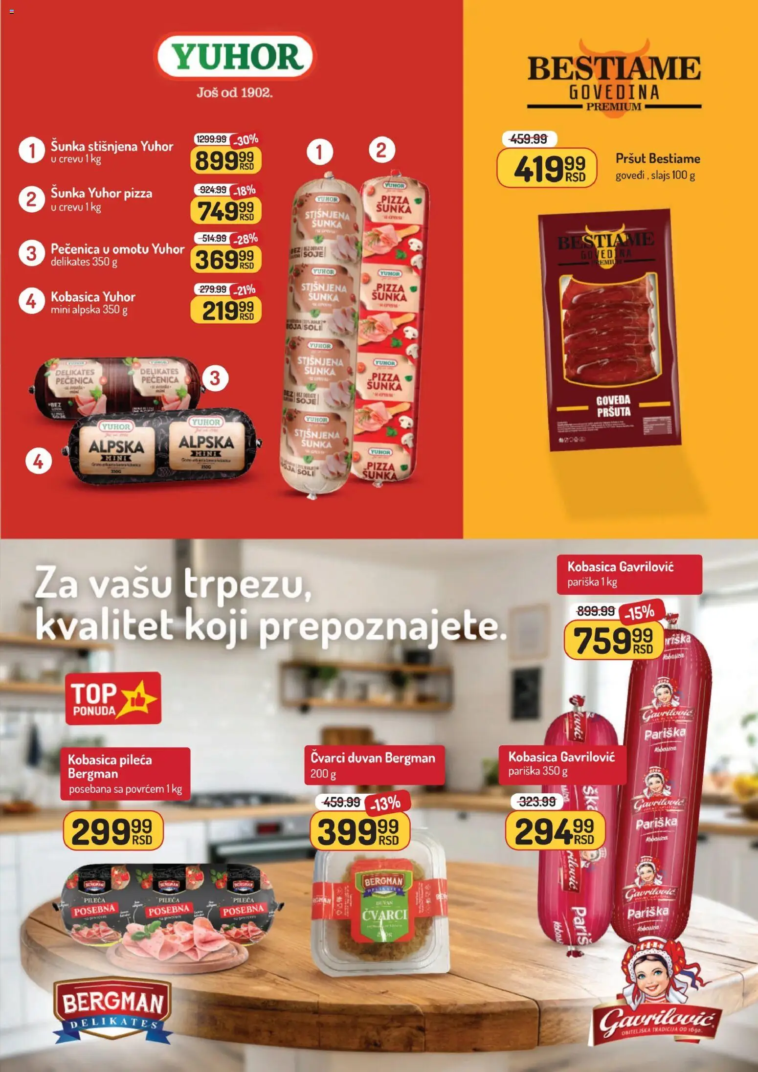 Aman katalog - važi od 27.10.2025 | Strana: 7 | Proizvode: Pršut, Čvarci, Šunka, Kobasica