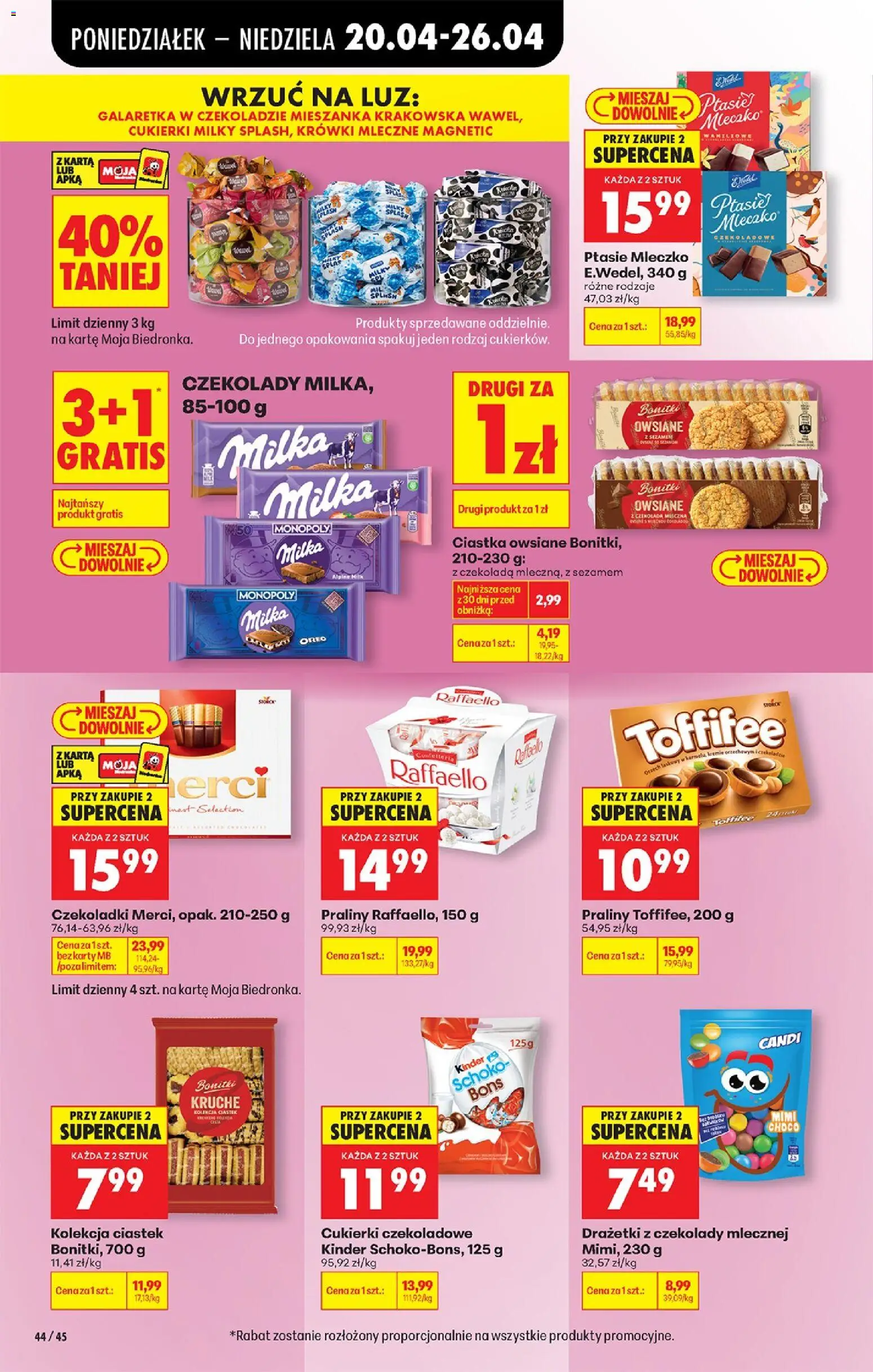 Biedronka gazetka od poniedziałku od 20.04.2026 | Strona: 74