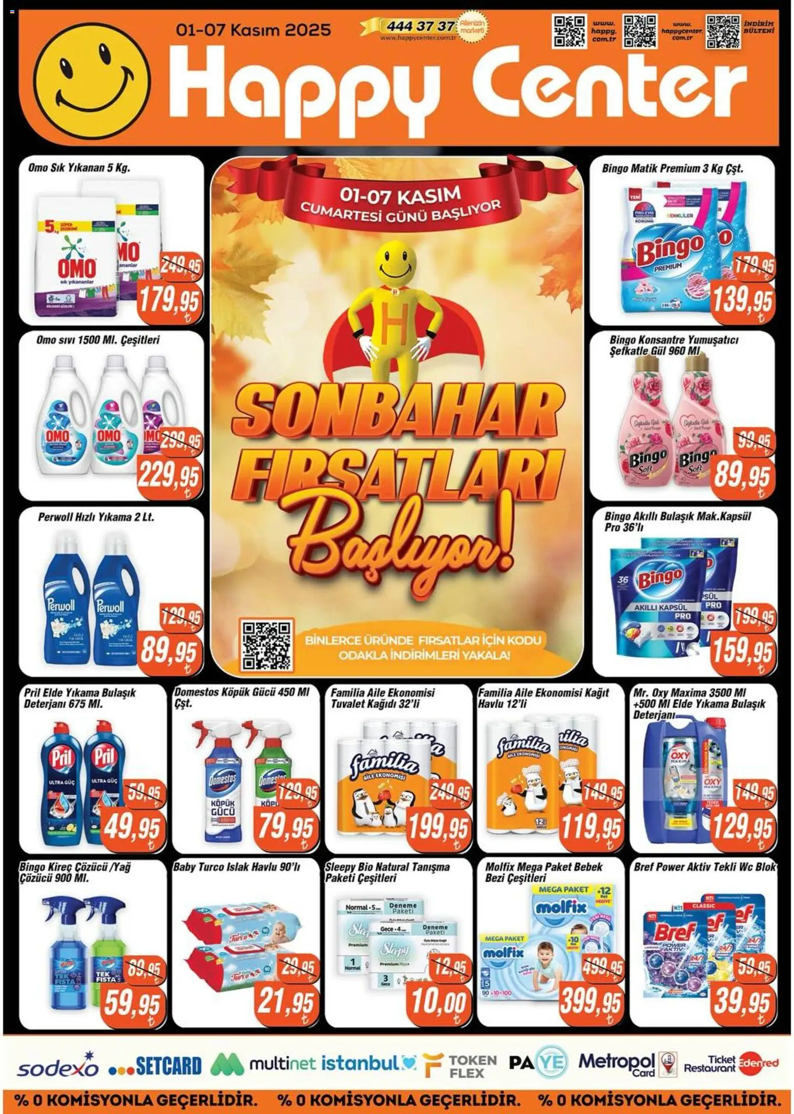 Happy Center Katalog - 01.11.2025 tarihinden itibaren geçerlidir | Sayfa: 2 | Ürünler: Gül, Yumuşatıcı, Bulaşık deterjanı, Kağıt havlu