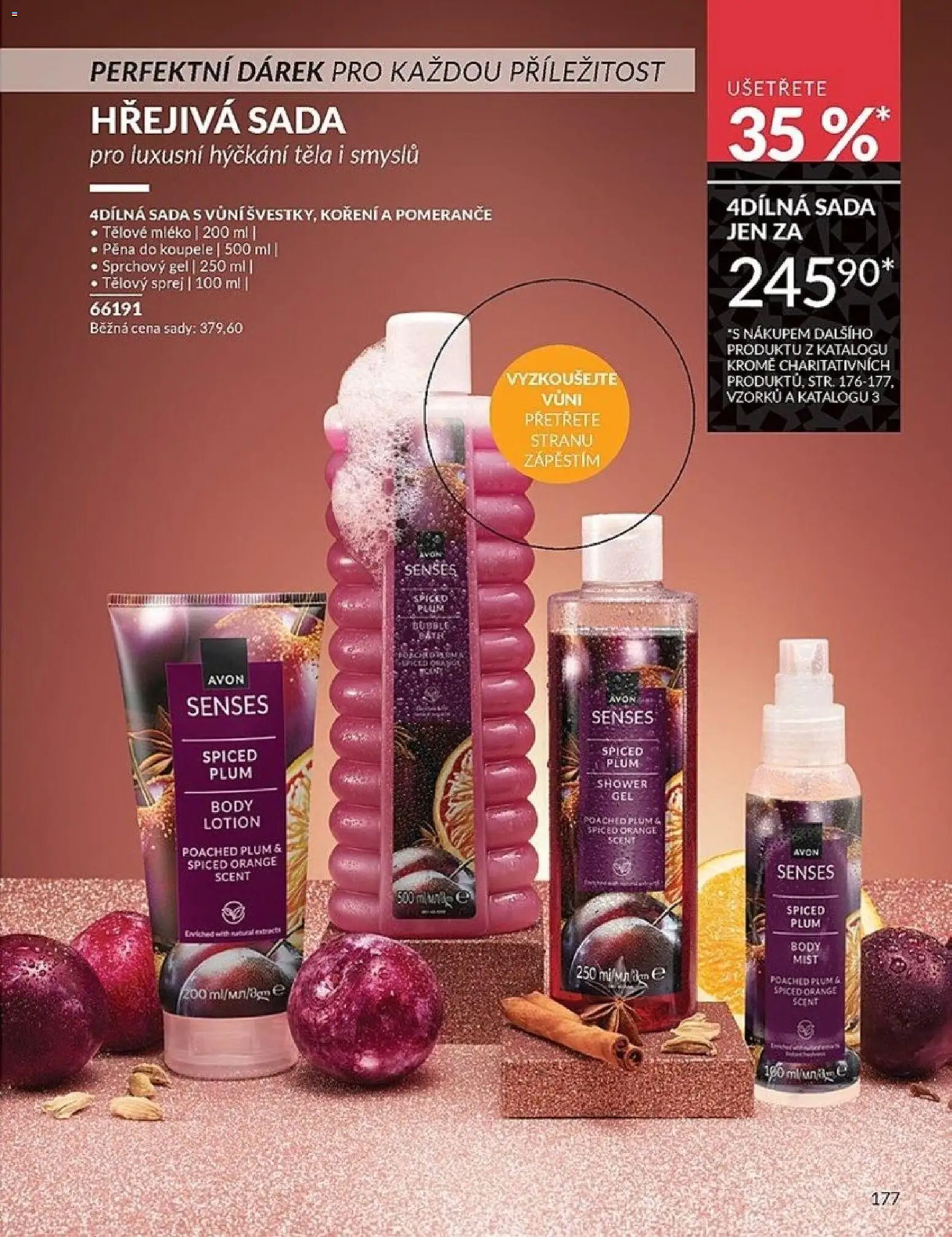 Avon katalog 2/2026 od 01.02.2026 | Strana: 177 | Produkty: Tělové mléko, Sprchový gel, Pěna do koupele, Mléko