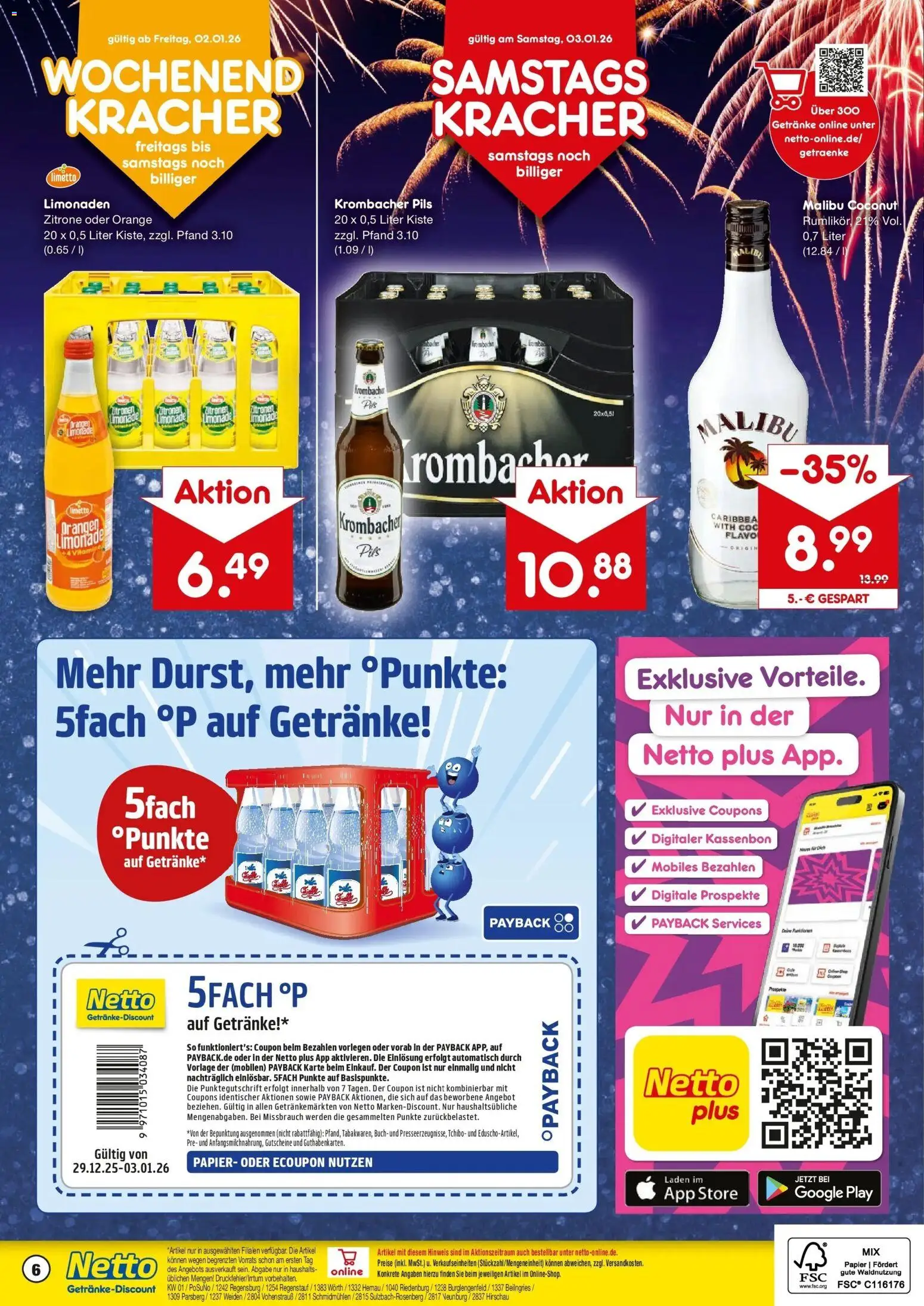 Netto Marken-Discount prospekt Beilngries	 – gültig ab 28.12.2025 | Seite: 6 | Produkte: Pils, Limonade, Zitrone, Zitronen