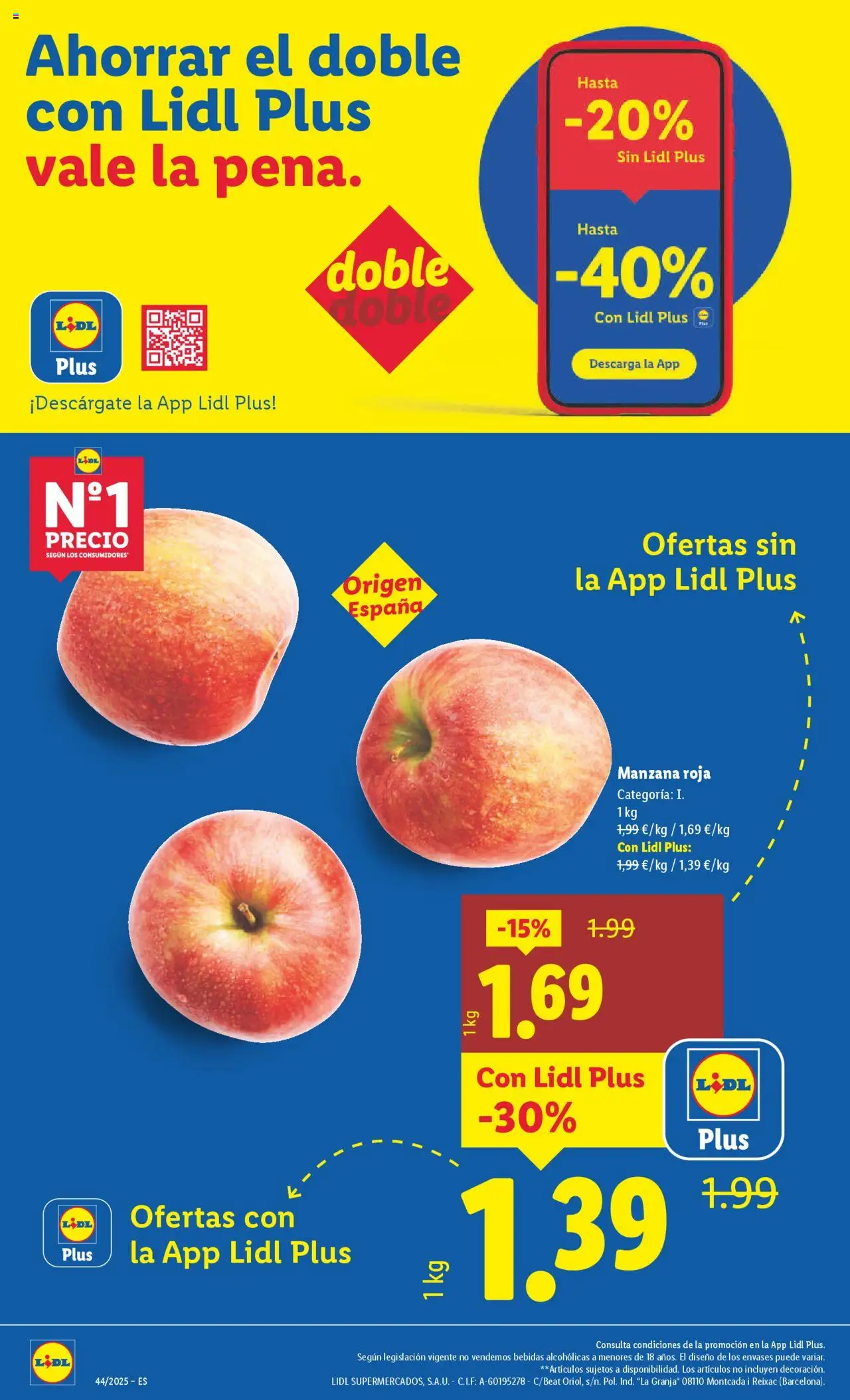 Lidl catálogo MAD │ válido desde el 27.10.2025 | Página: 4 | Productos: Manzana, Apple