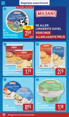 Aldi - Folder week 9 - Voorbeeld van een folder van Aldi, geldig van 23.02.2026 | Pagina: 26 | Producten: Zuivel, Kaas, Oven, Knoflook