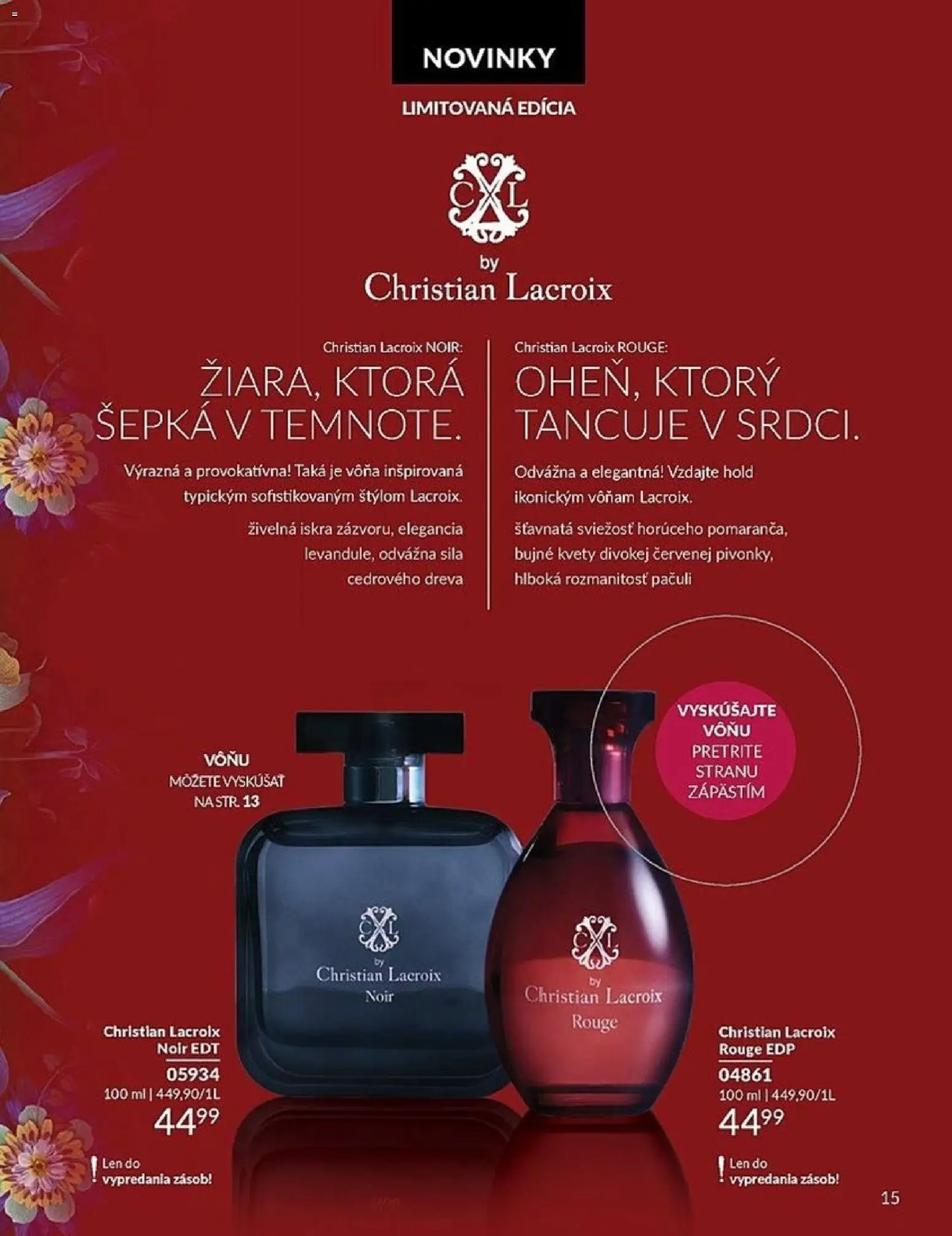 Nové Avon akcie – leták je platný od 01.12.2025 | Strana: 15 | Produkty: Kvety