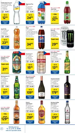 Náhled letáku Pepsi, 2.25 l, více druhů. V nabídce také Mirinda, 7UP nebo Mountain Dew 2.25 l za 34,90 Kč od 04.03.2026 | Strana: 8