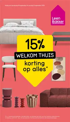 Leen Bakker - WK - Fauteuils - Voorbeeld van een folder van Leen Bakker, geldig van 18.09.2025