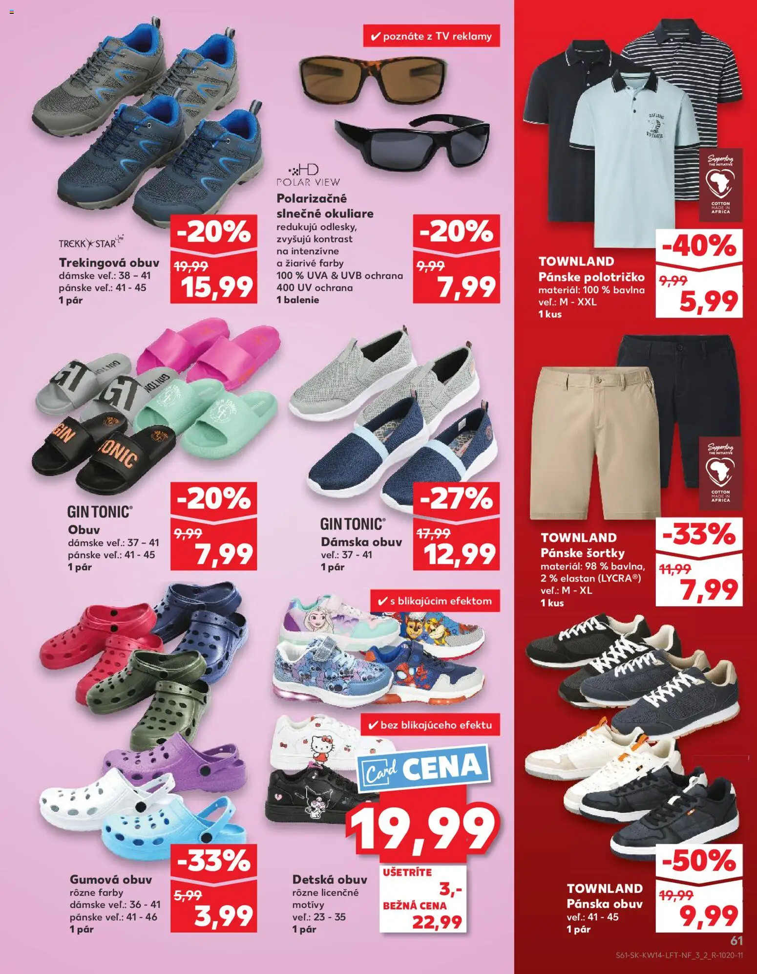 Kaufland SK akciós ujság - amely érvényes a következő dátumtól: 01.04.2026 | Oldal: 61 | Termékek: TV, Gin