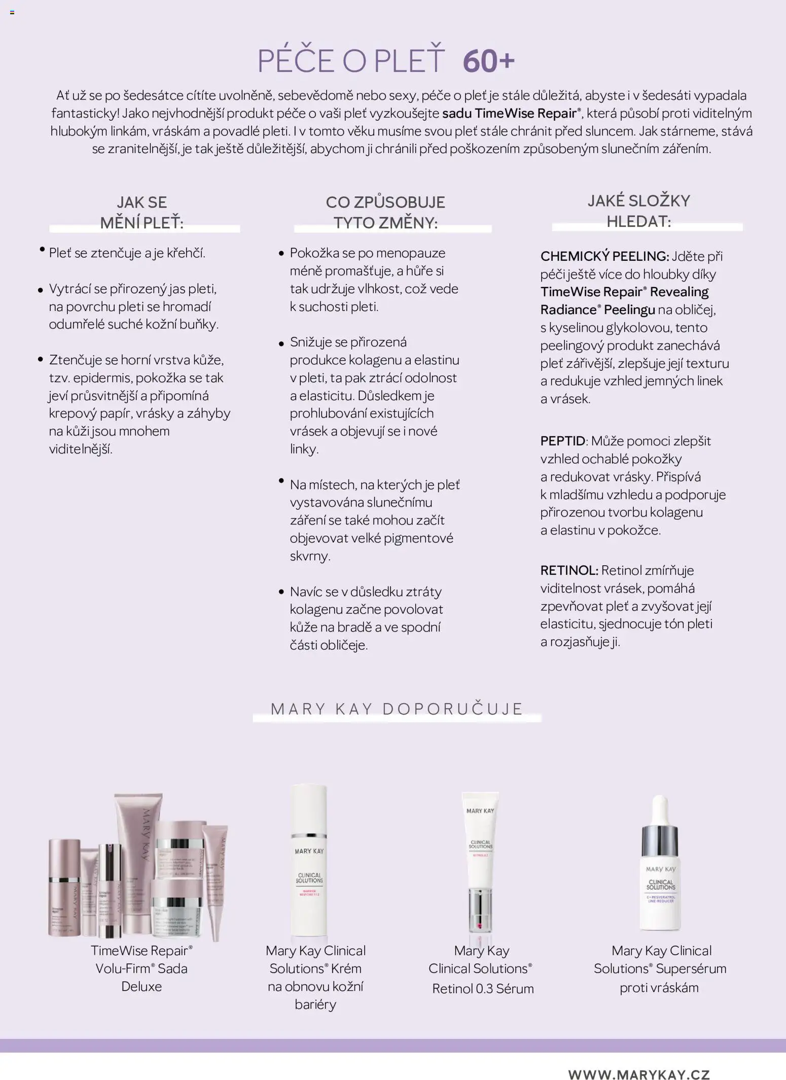 Mary Kay katalog - Průvodce péčí o pleť od 16.04.2026 | Strana: 27 | Produkty: Sérum, Krém, Deluxe, Peeling